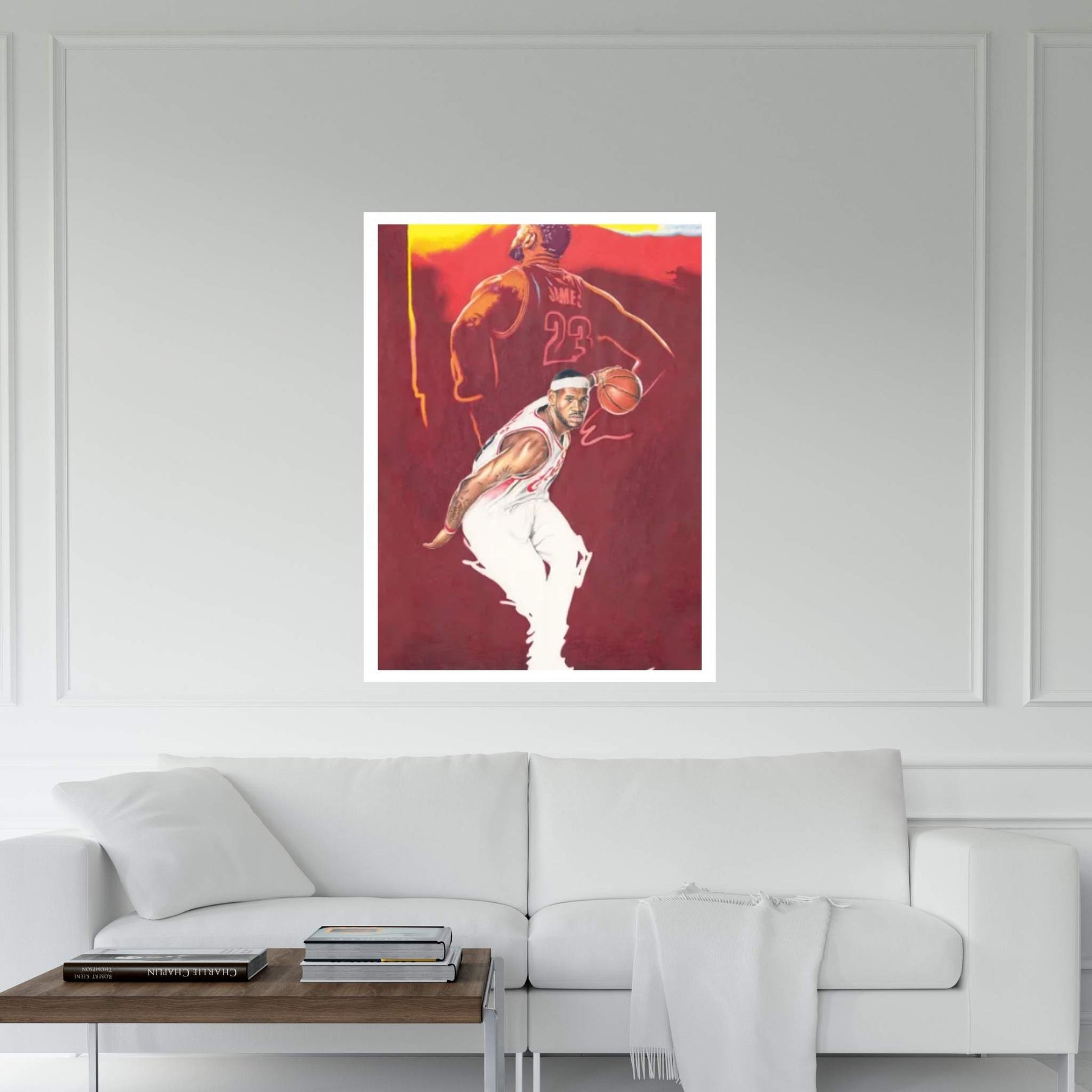 CleveLAND of LEBRON Canvas Wall Art - Y Canvas