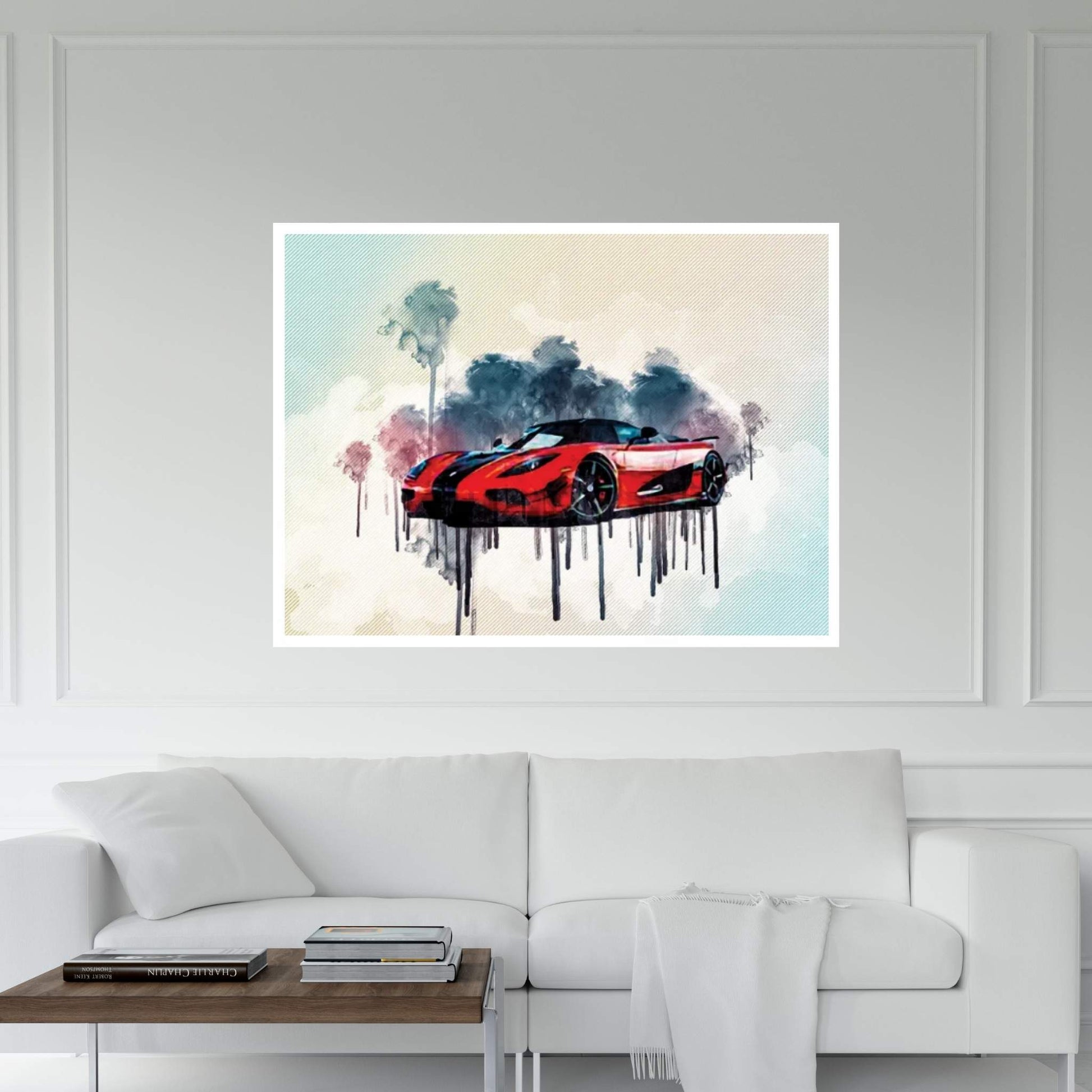 Koenigsegg Agera Hypercar 2016 Canvas Wall Art - Y Canvas