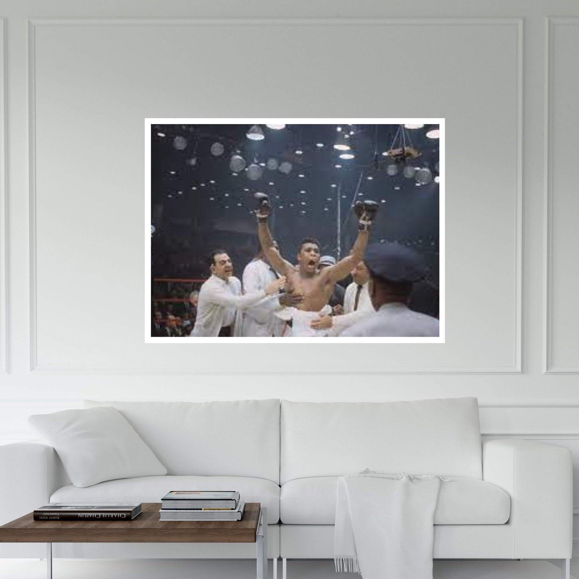 Jubilant Victory Celebration, February 25th, 1964 Canvas Wall Art - Y Canvas