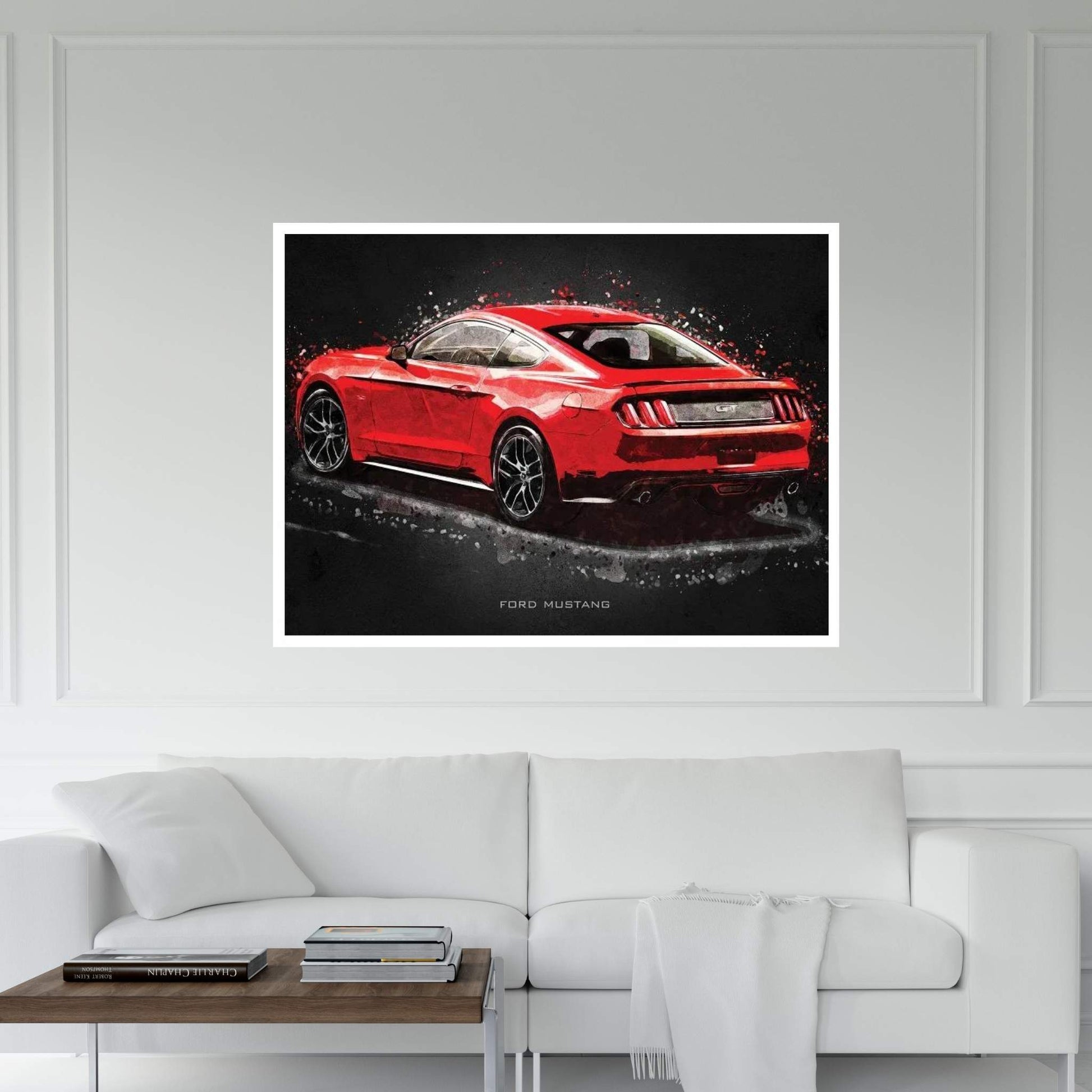 Ford Mustang Acrylic Canvas Wall Art - Y Canvas