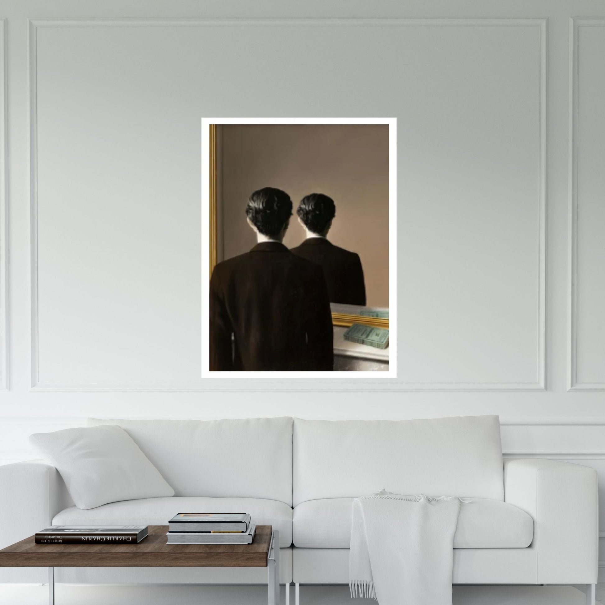 Rene Magritte Canvas Wall Art Poster, Not to be Reproduced Wall Decor Print, Rene Magritte Canvas - Y Canvas