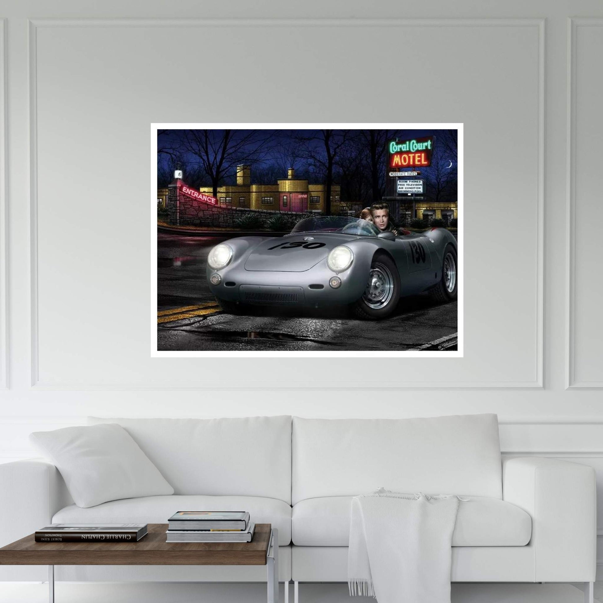 No Tell Motel II Canvas Wall Art - Y Canvas