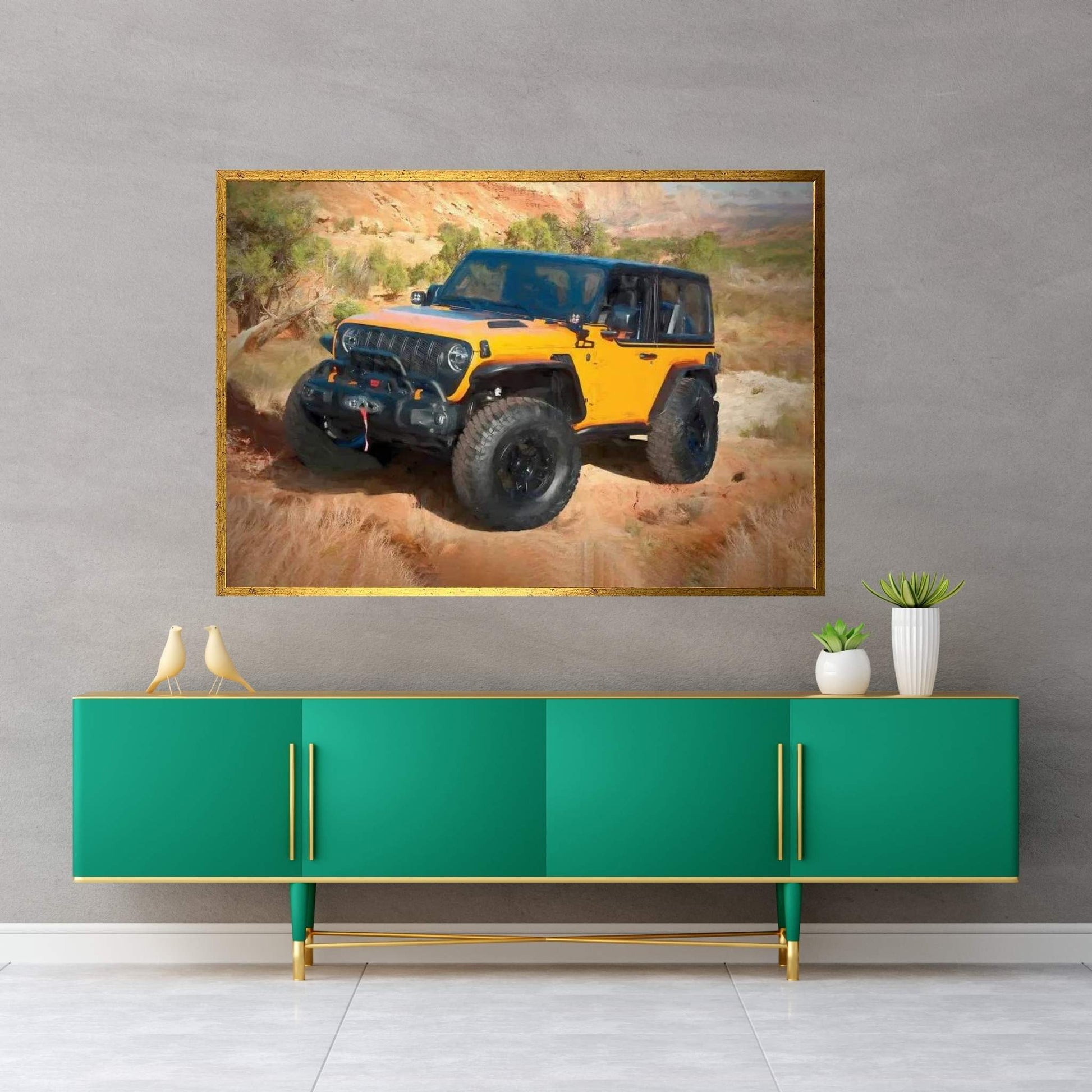 Jeep Canvas Wall Art - Y Canvas