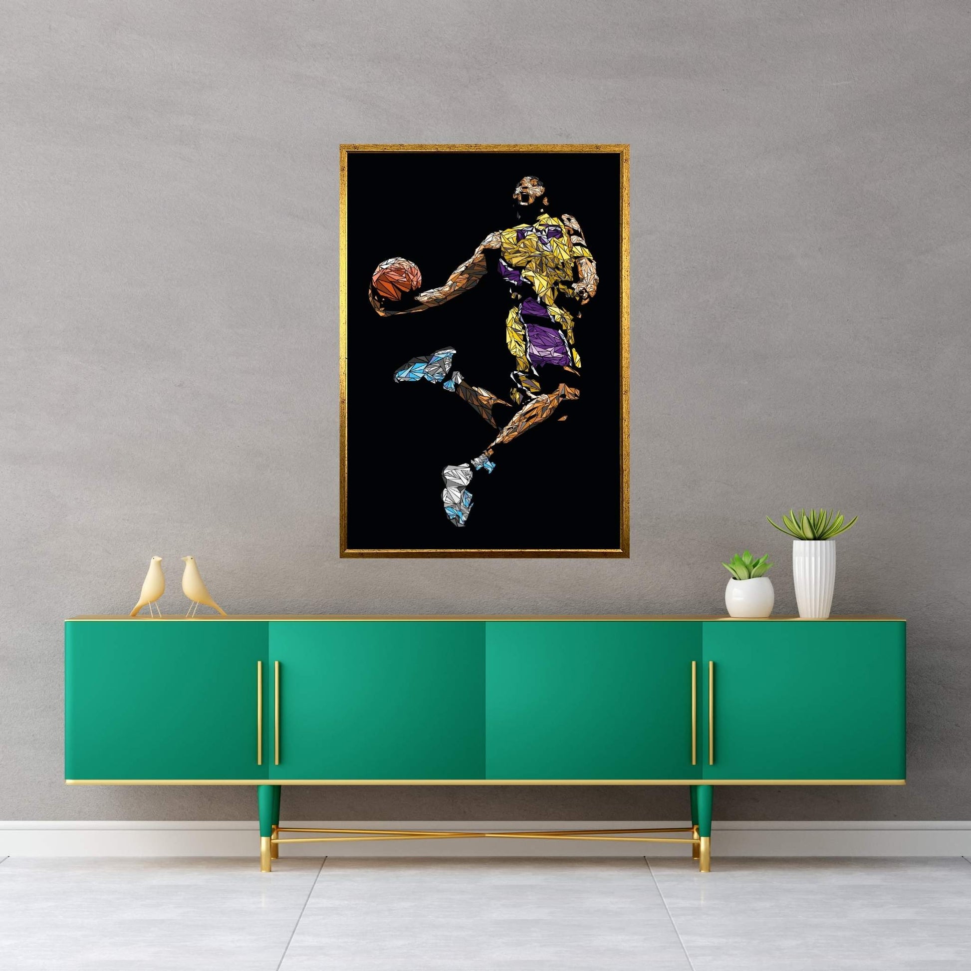 Kobe Canvas Wall Art - Y Canvas