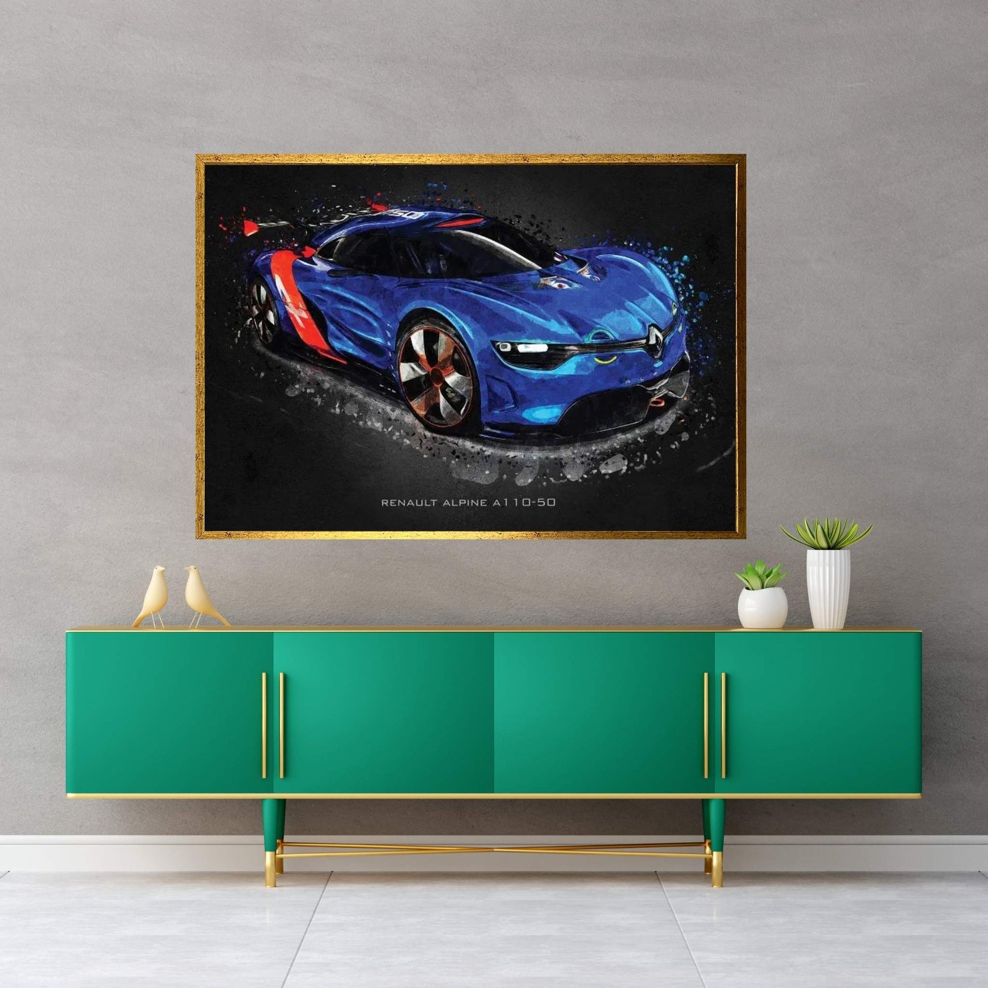 Renault Alpine A110-50 Canvas Wall Art - Y Canvas