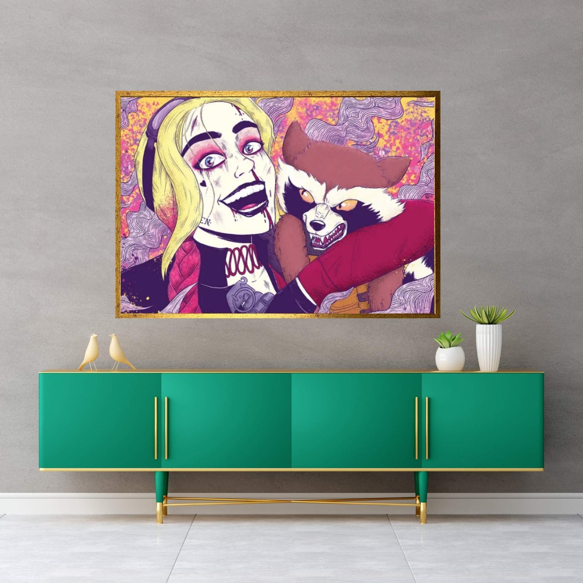 Say Cheese Grumpy Cat Canvas Wall Art - Y Canvas