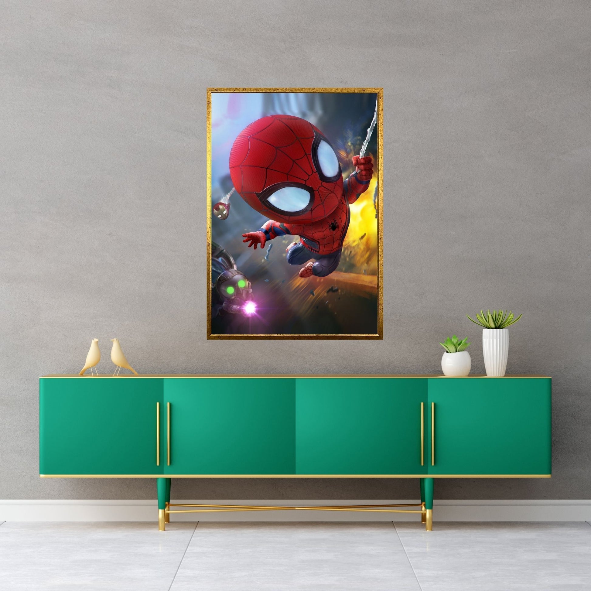 Spiderman Canvas Wall Art - Y Canvas