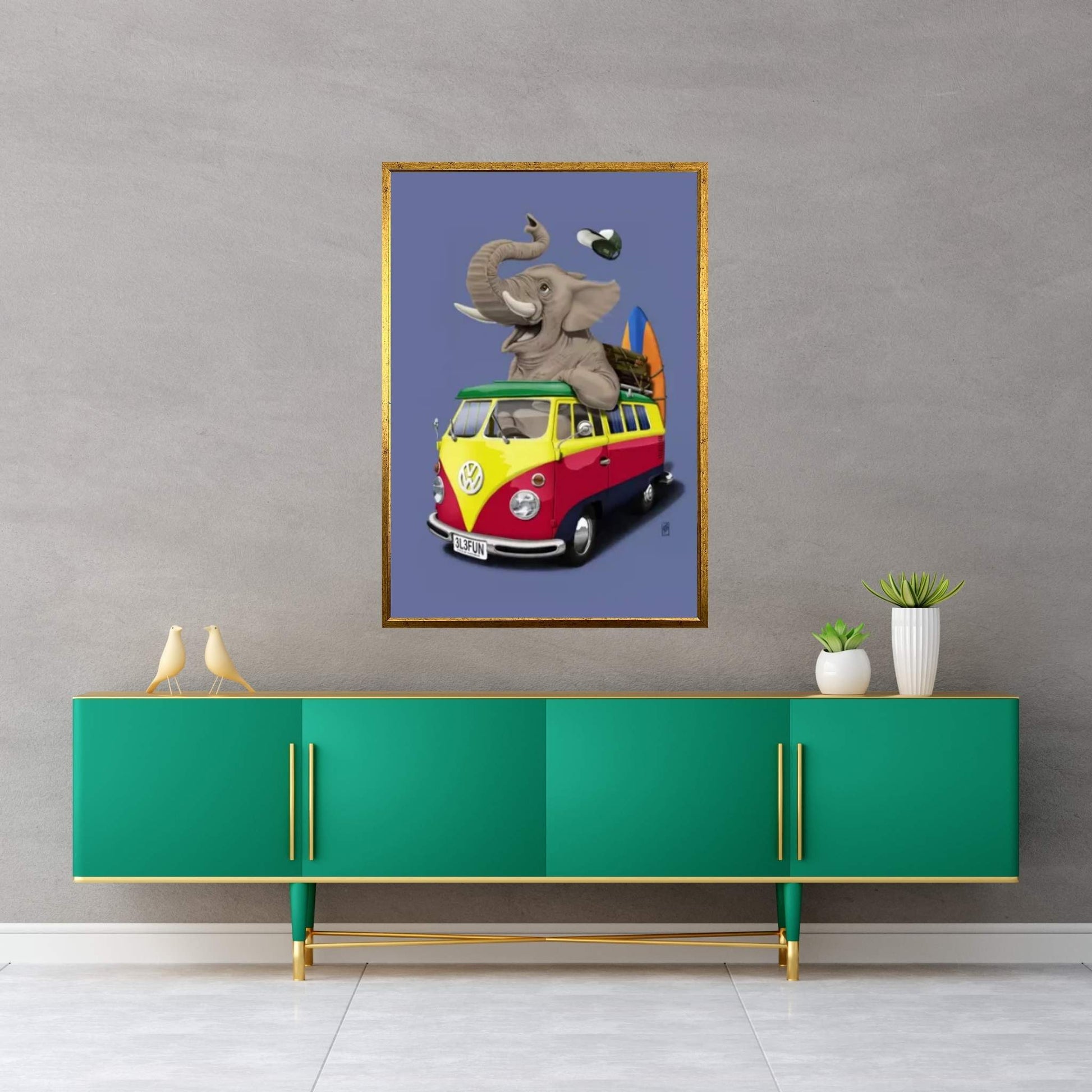 Pack-the-trunk III Canvas Wall Art - Y Canvas