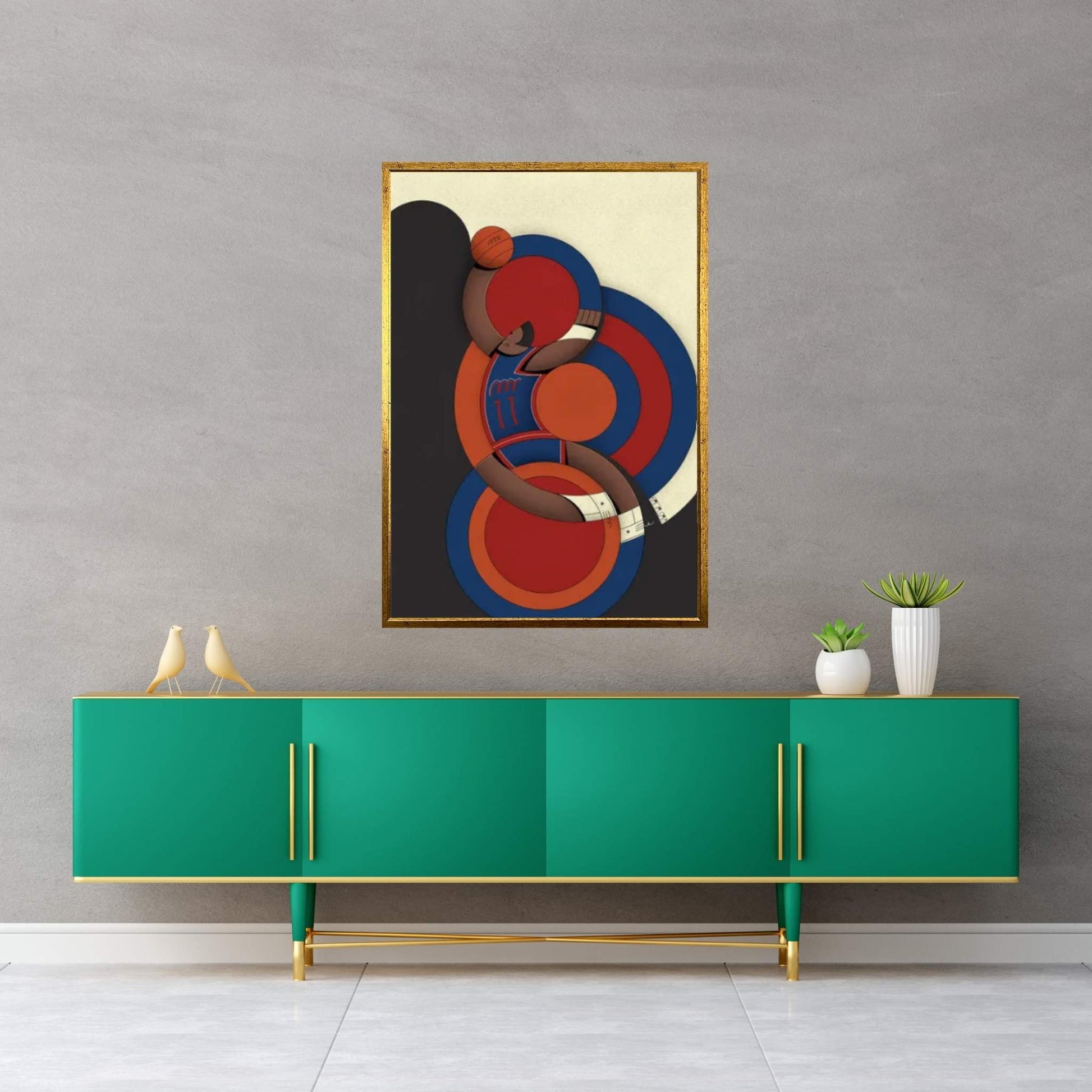 Isiah Canvas Wall Art - Y Canvas
