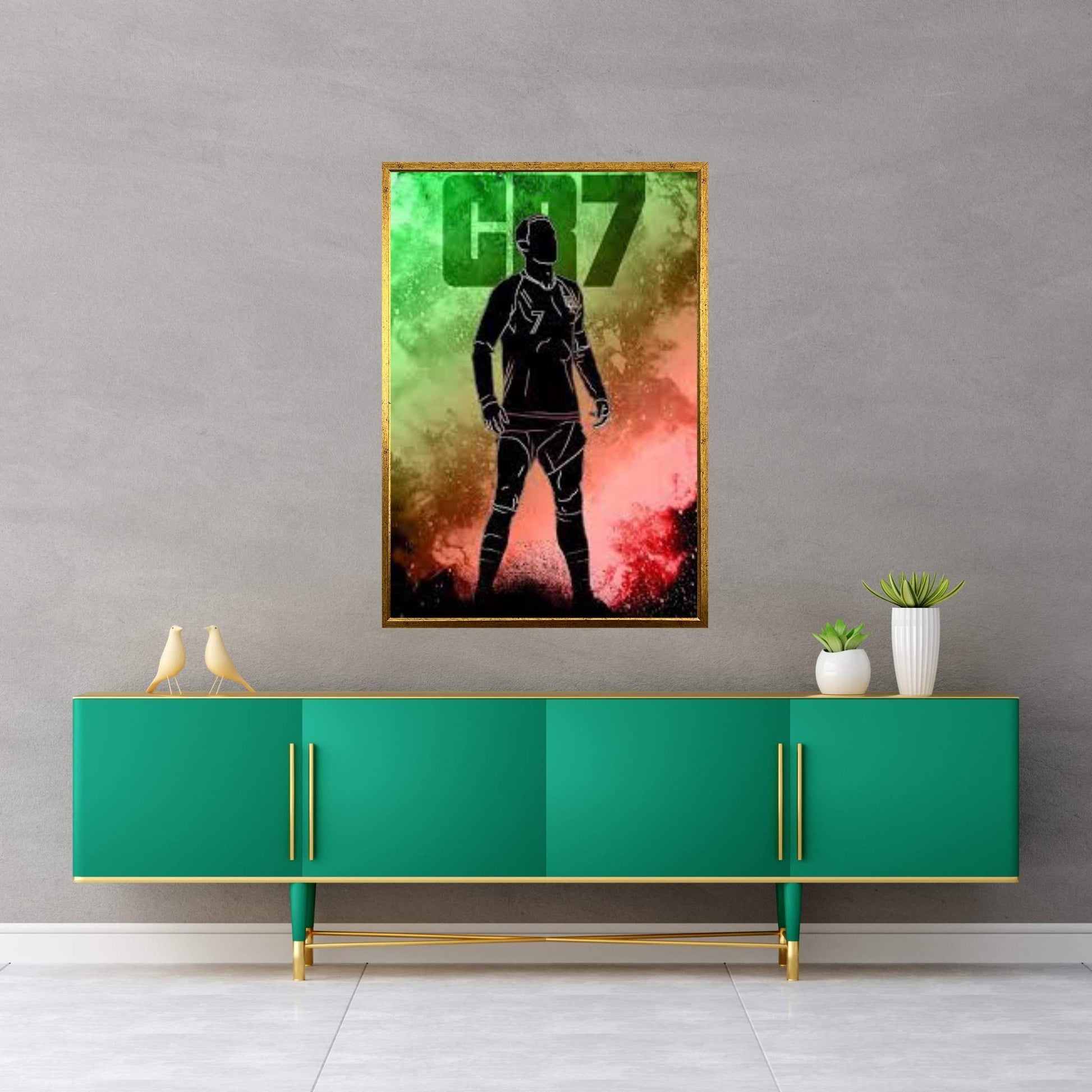 Soul Of CR7 Canvas Wall Art - Y Canvas