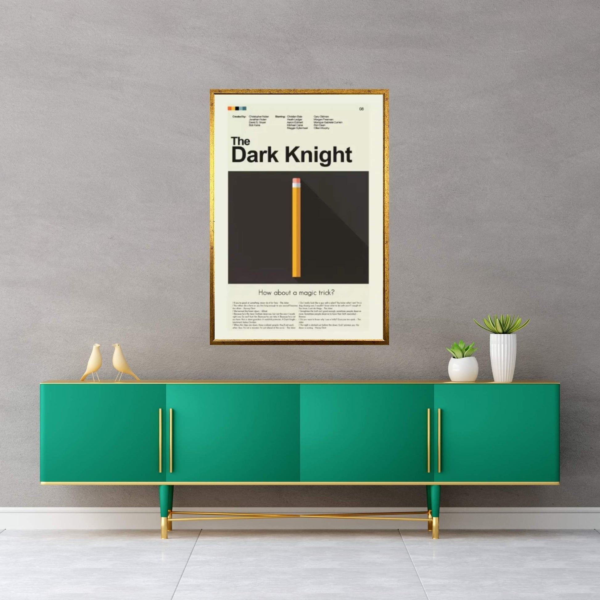 Dark Knight Canvas Wall Art - Y Canvas