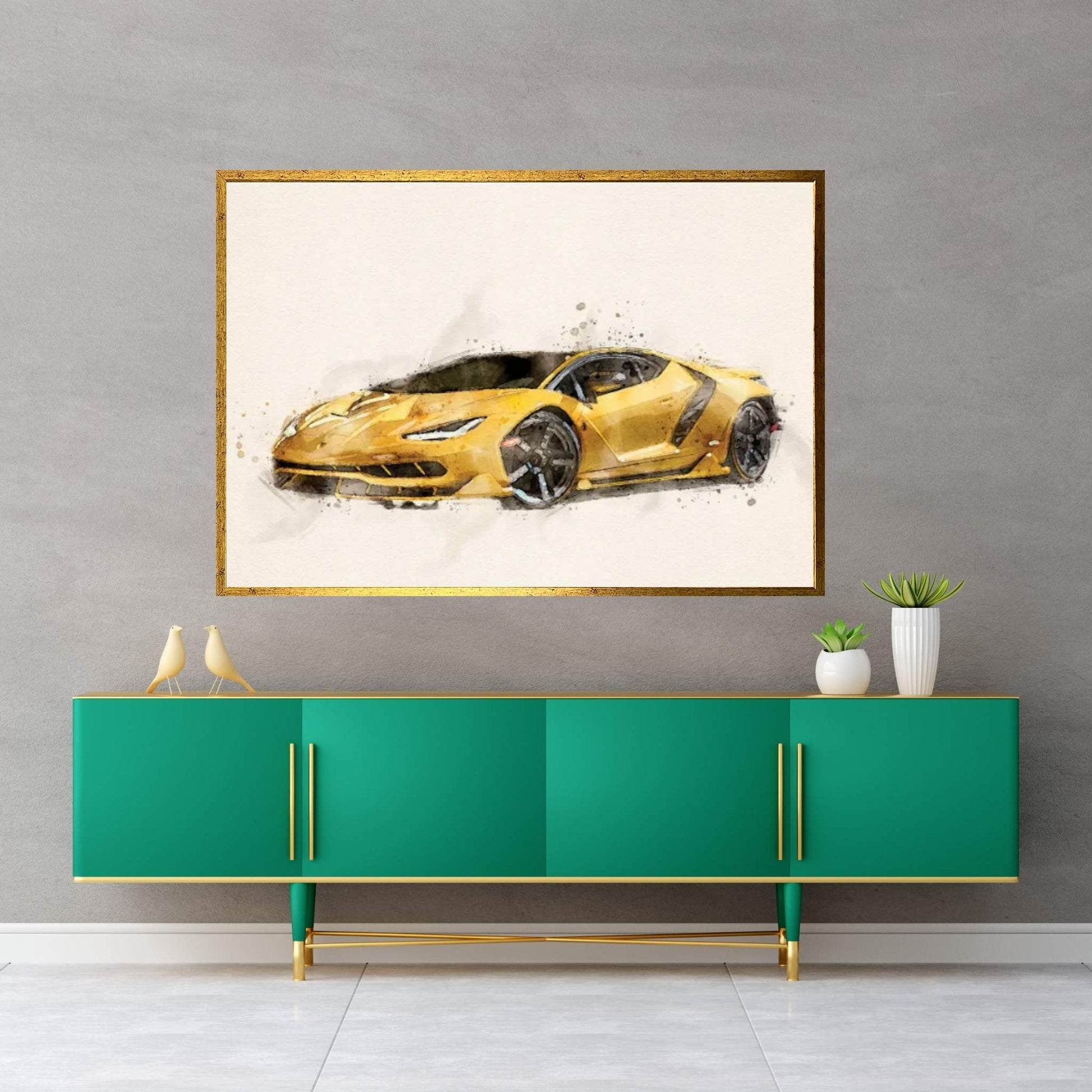 Lamborghini Centenario Coupe Canvas Wall Art - Y Canvas