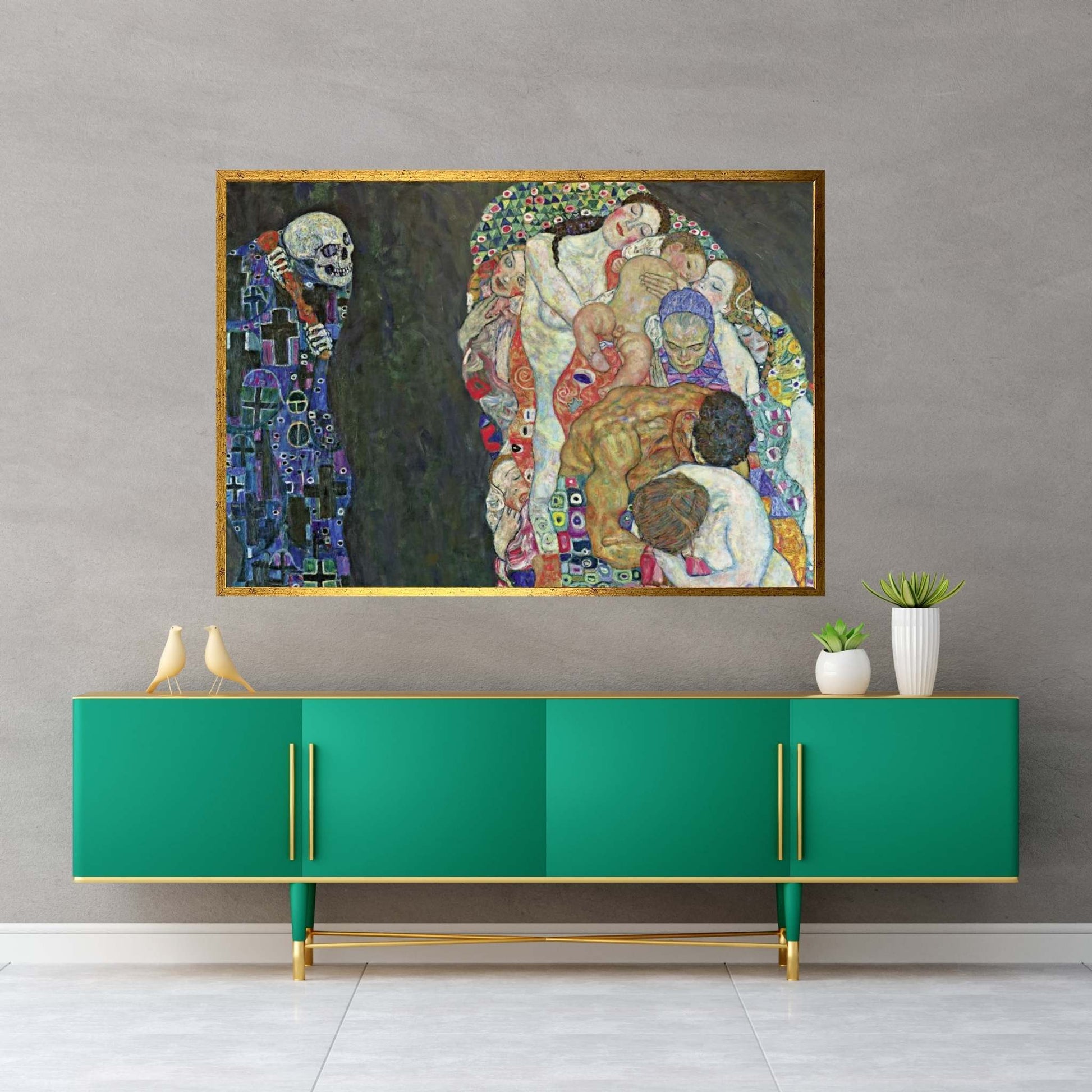 Love and Life Canvas Wall Art - Y Canvas