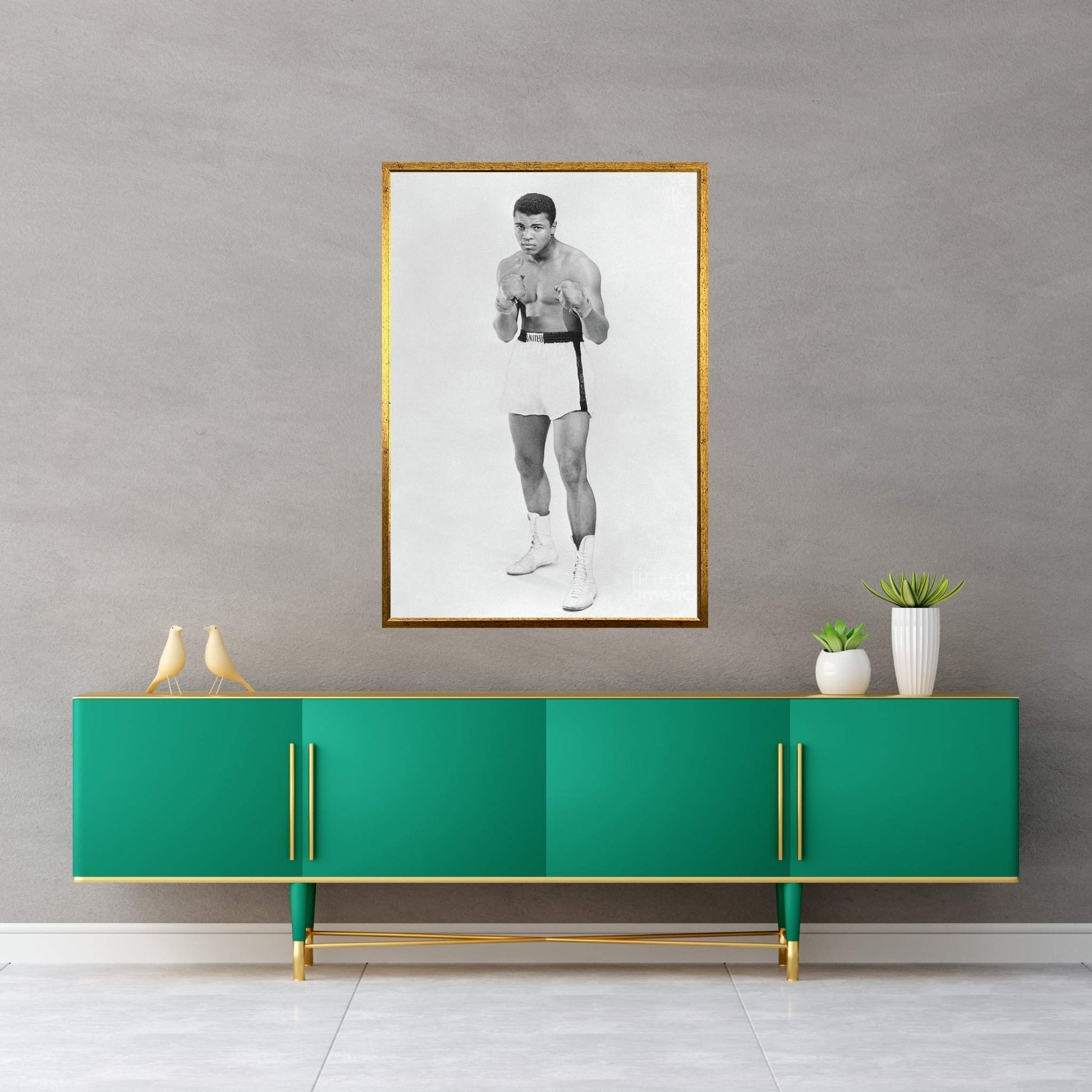 Heavyweight Boxer Muhammad Ali Canvas Wall Art - Y Canvas