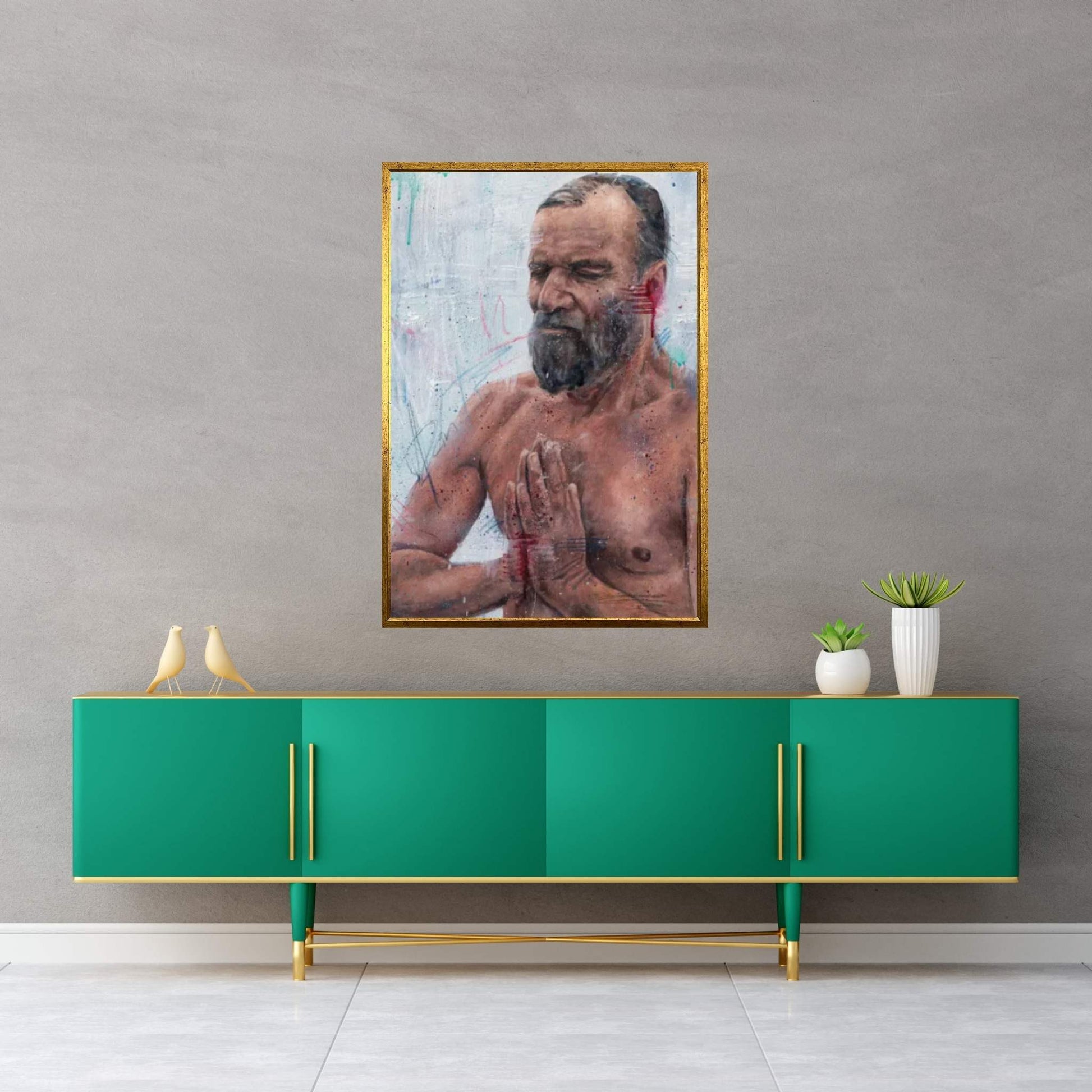 Iceman Wim Hof Canvas Wall Art - Y Canvas