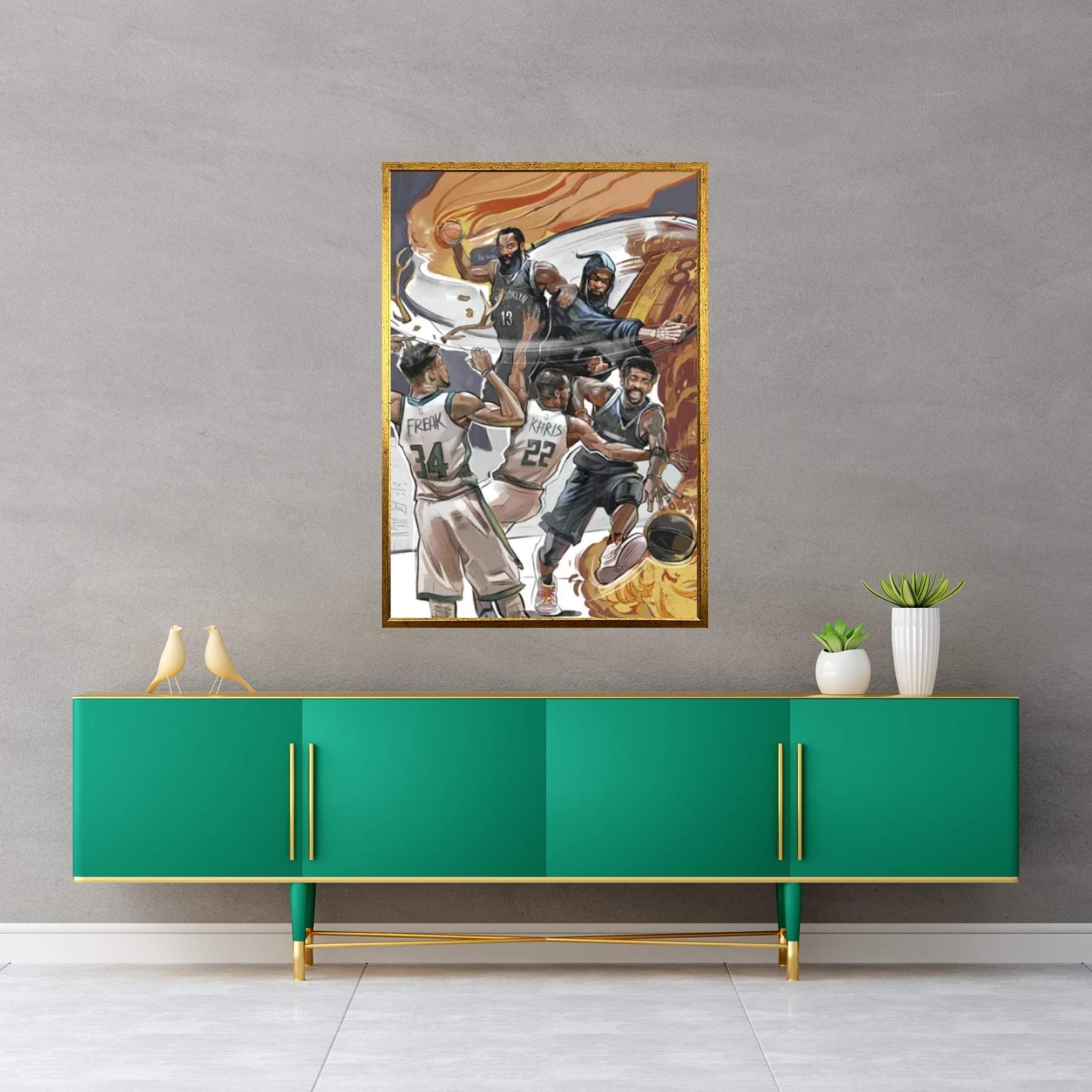 Invincible Trio Canvas Wall Art - Y Canvas