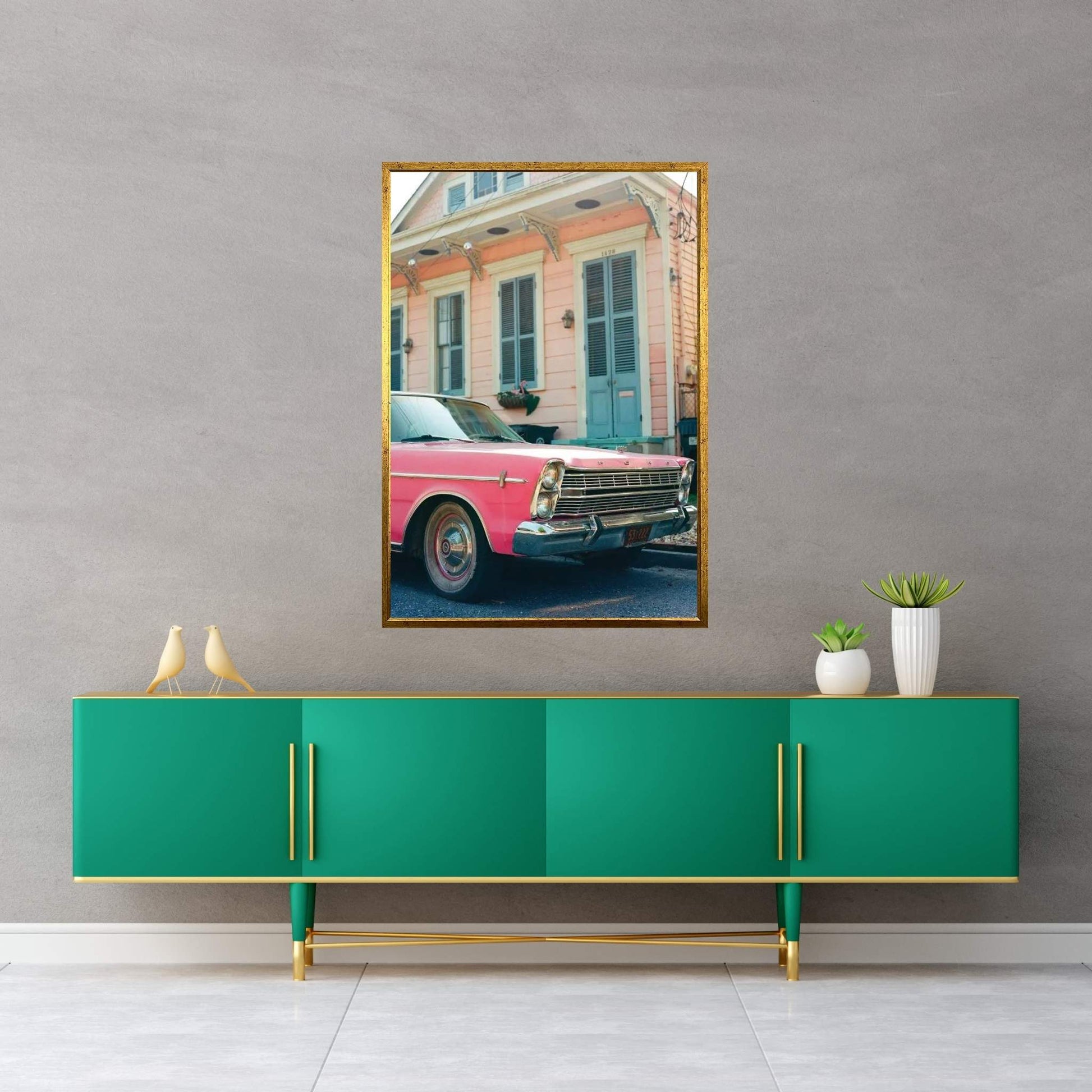 New Orleans Ride On Film Canvas Wall Art - Y Canvas