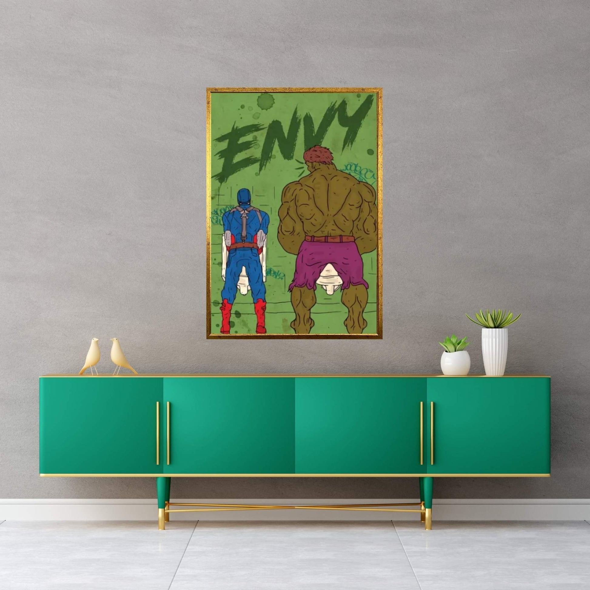 Envy Canvas Wall Art - Y Canvas