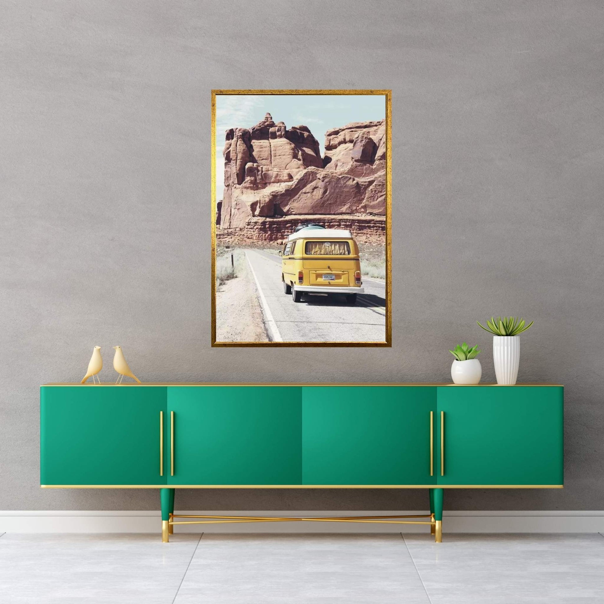 Road Trip Canvas Wall Art - Y Canvas