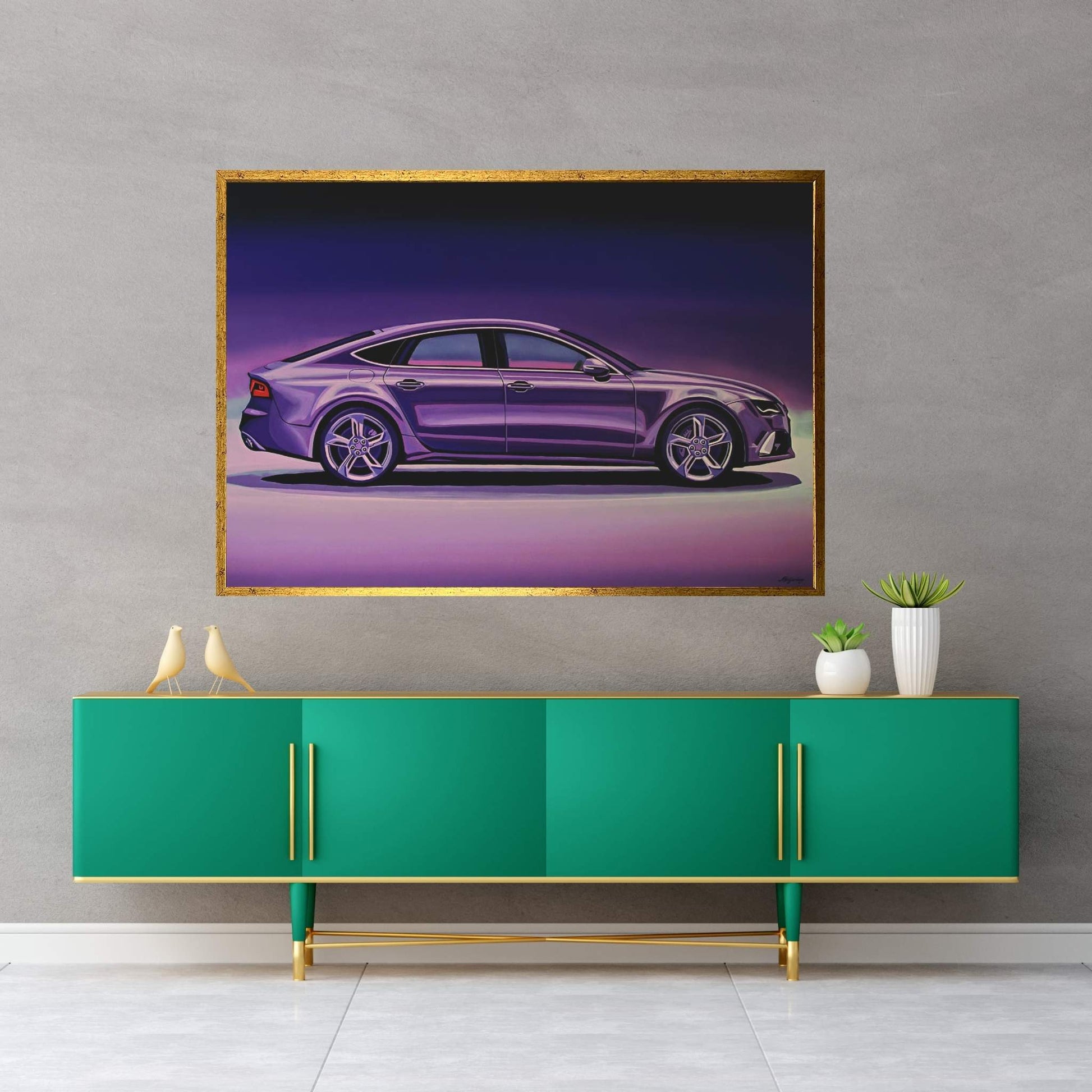Audi RS7 2013 Canvas Wall Art - Y Canvas