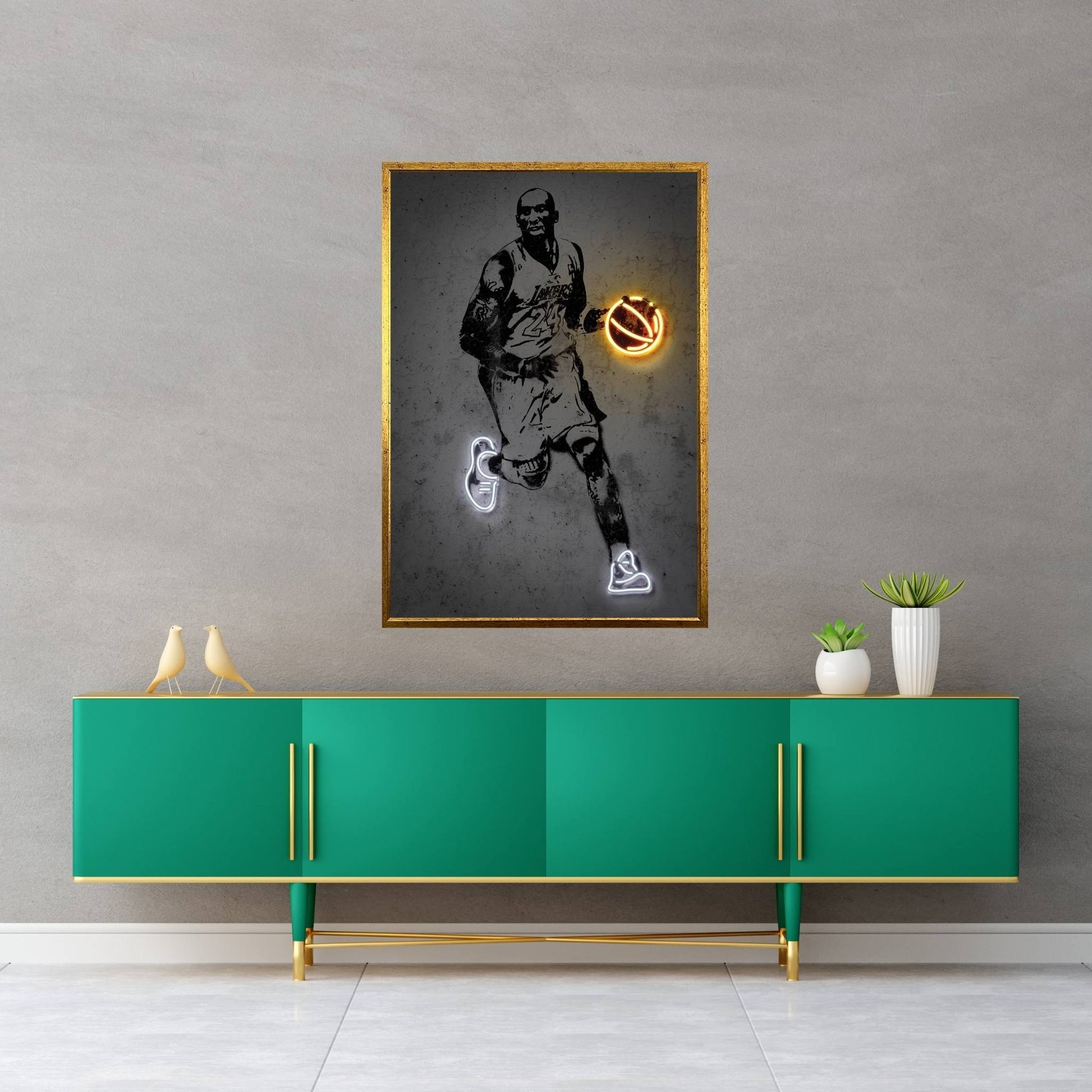 Kobe Canvas Wall Art - Y Canvas