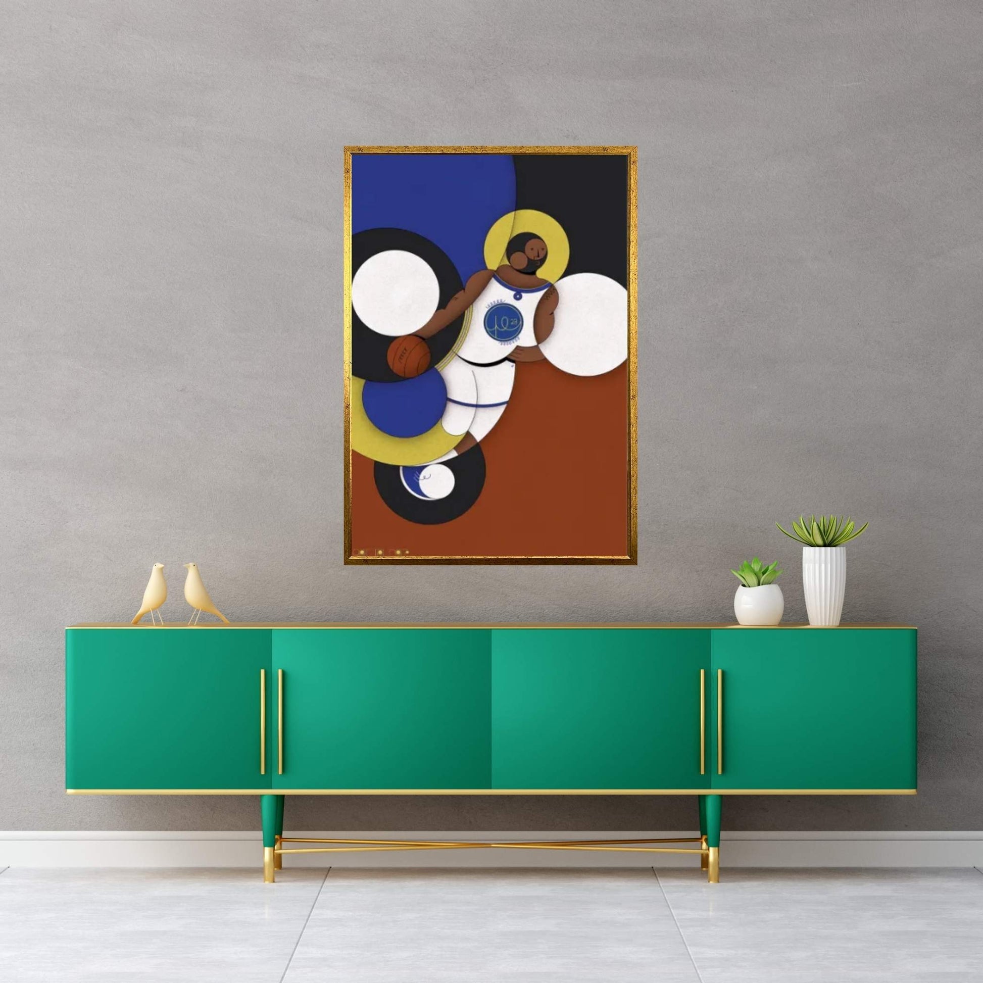 Dray Canvas Wall Art - Y Canvas