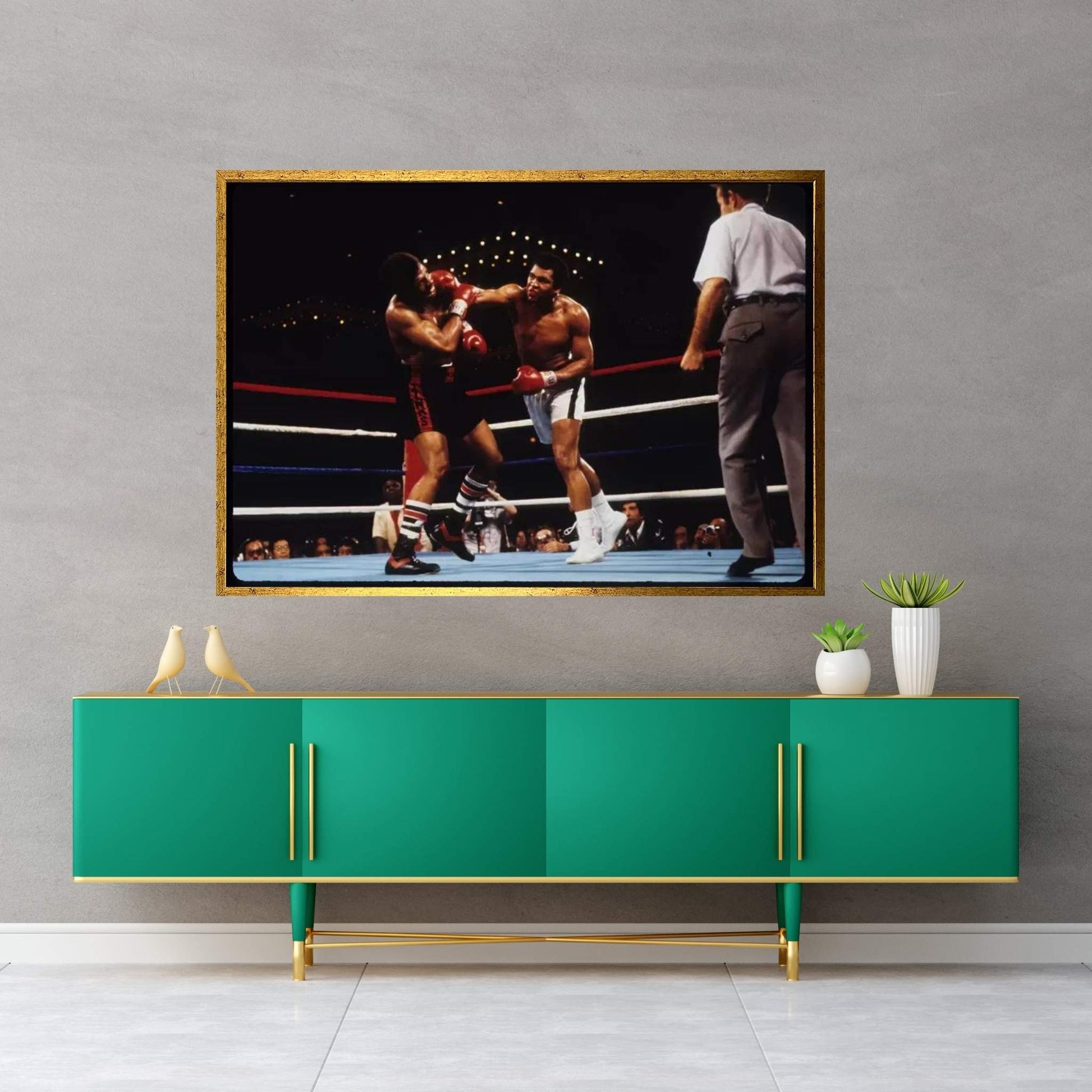 Overhand Right Connects, February 15th, 1978 Canvas Wall Art - Y Canvas