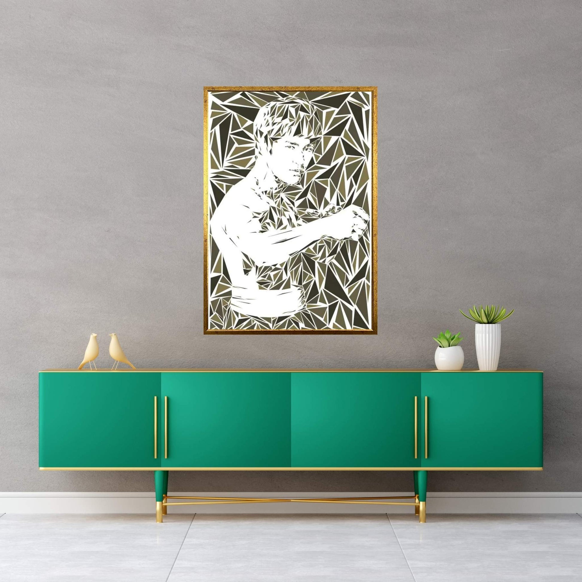 Bruce Lee Canvas Wall Art - Y Canvas