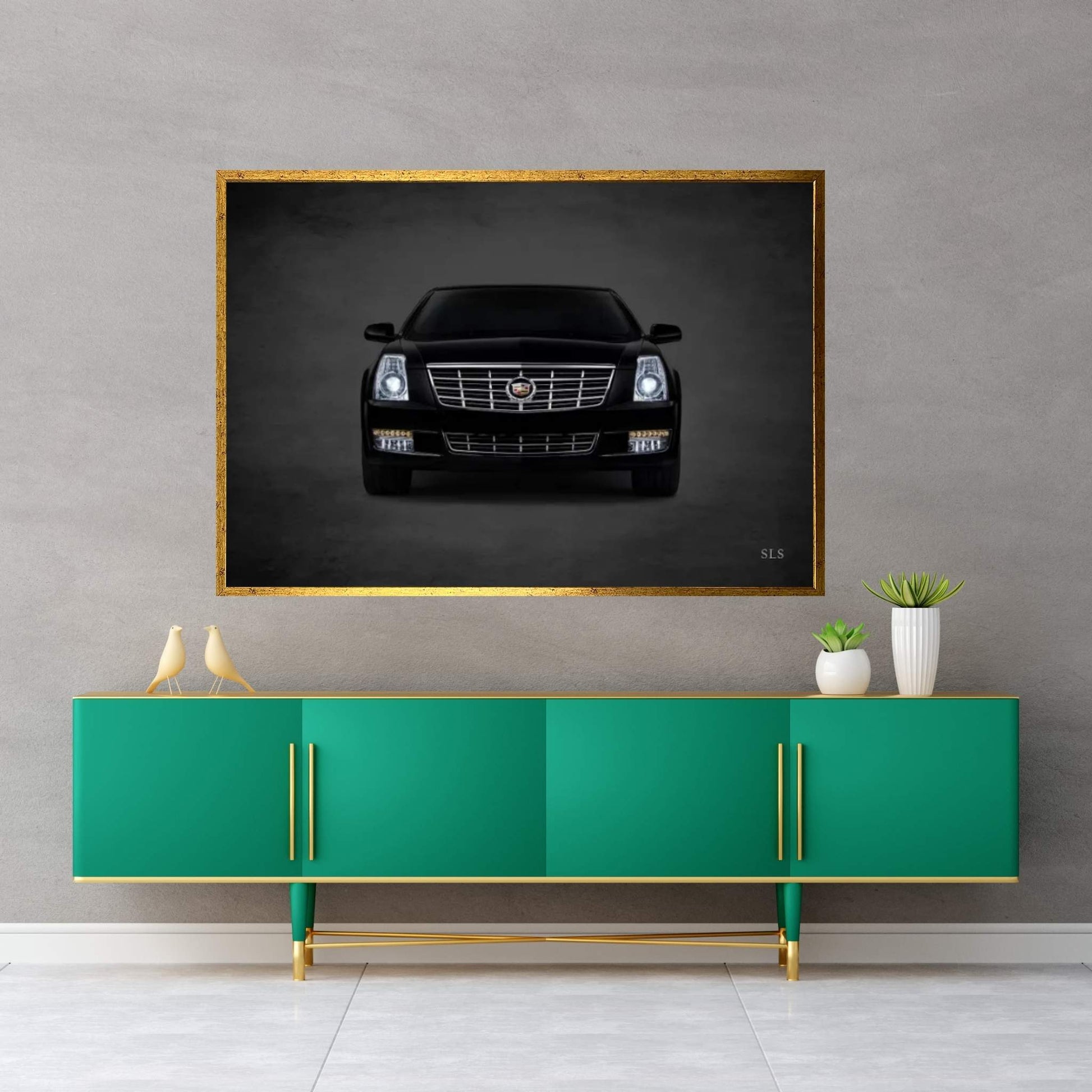 Cadillac SLS Canvas Wall Art - Y Canvas