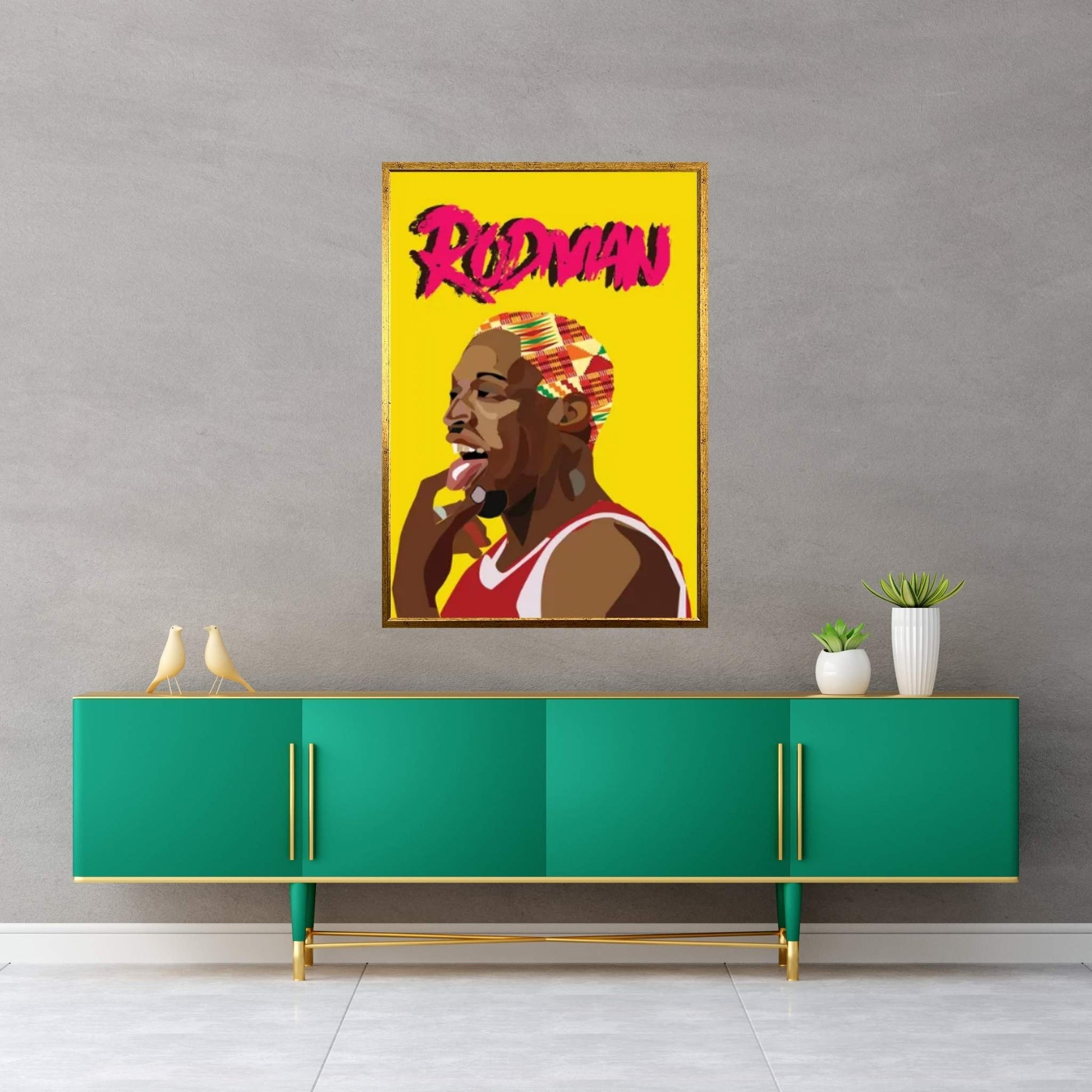 Rodzilla Canvas Wall Art - Y Canvas