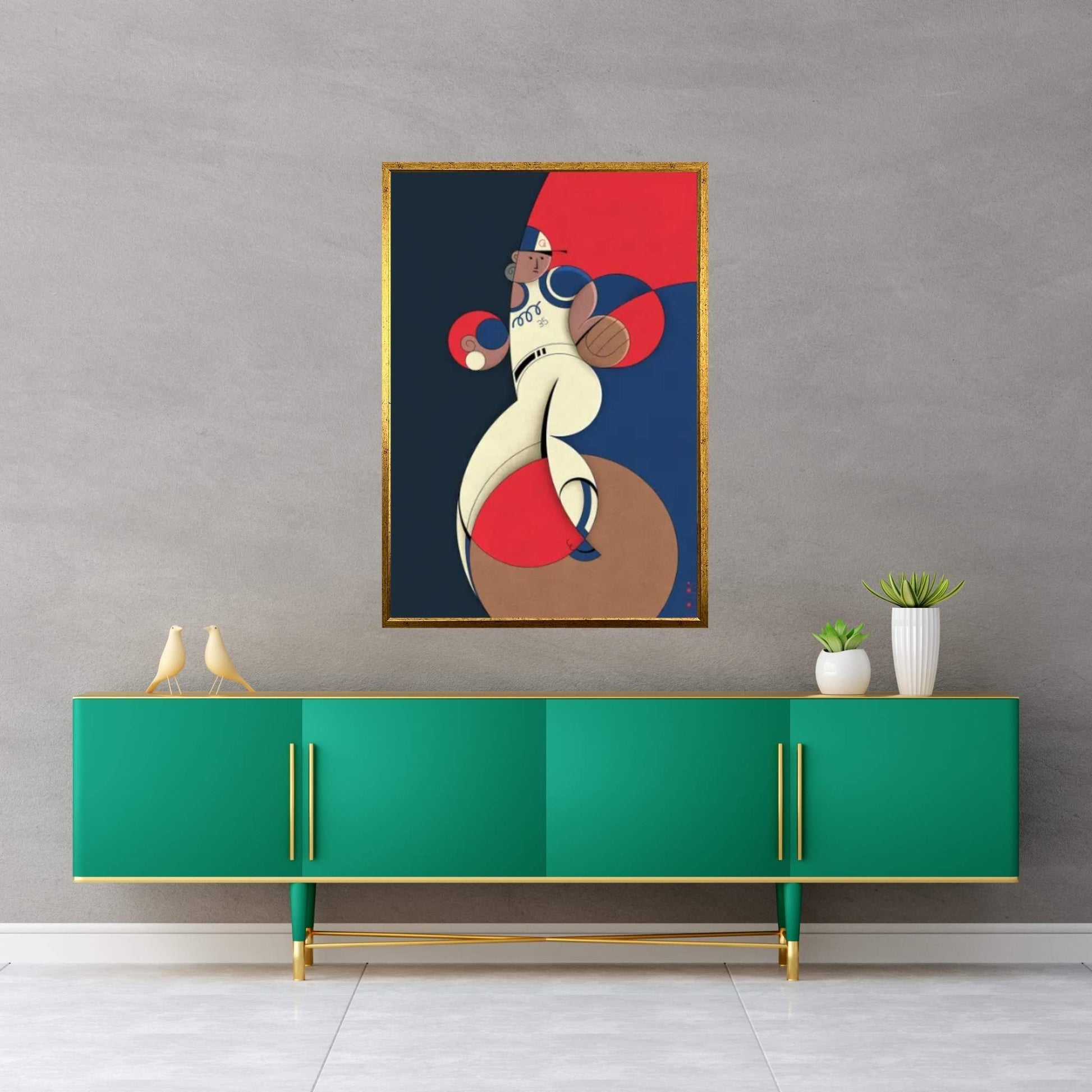 Knucksie Canvas Wall Art - Y Canvas