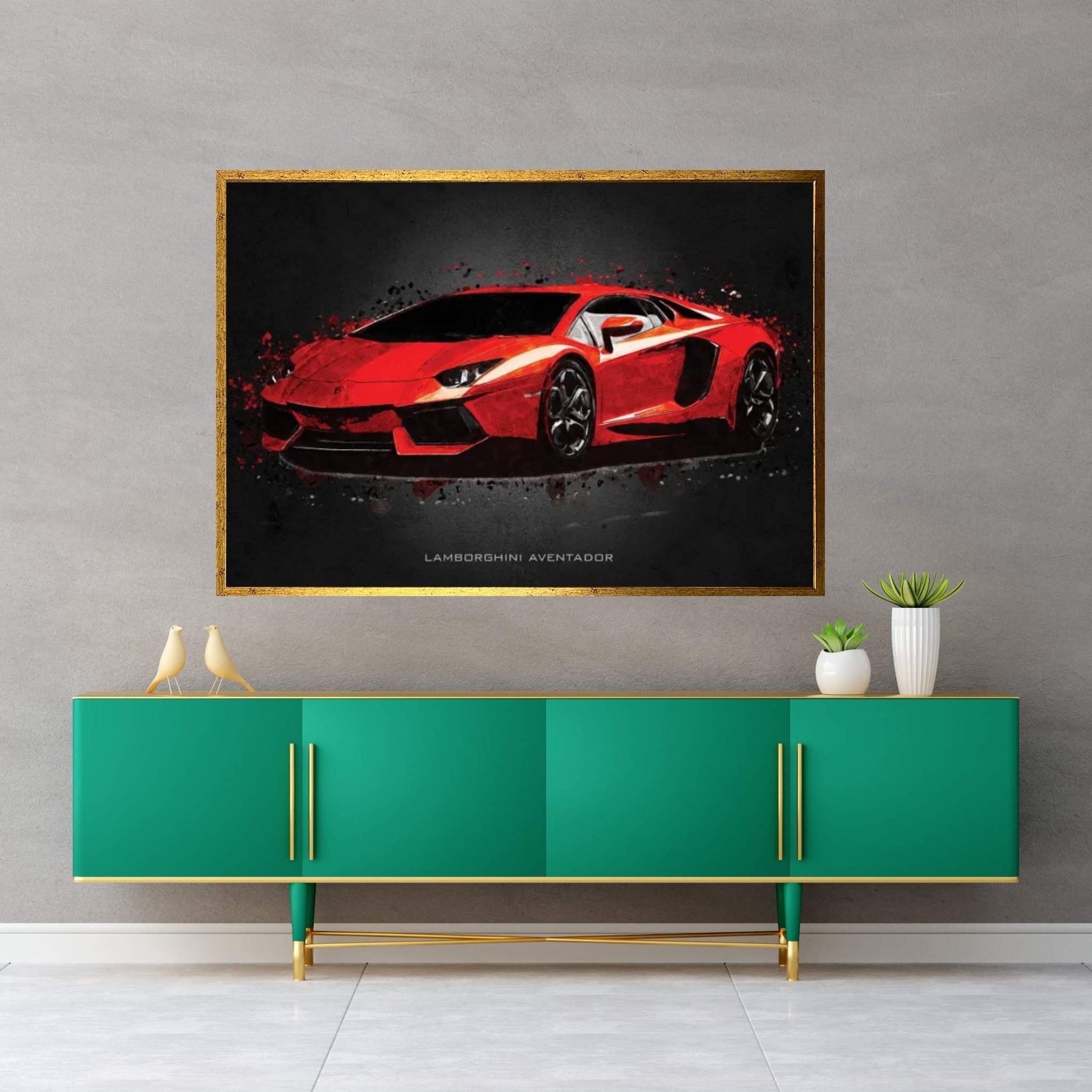 Lamborghini Aventador Canvas Wall Art - Y Canvas