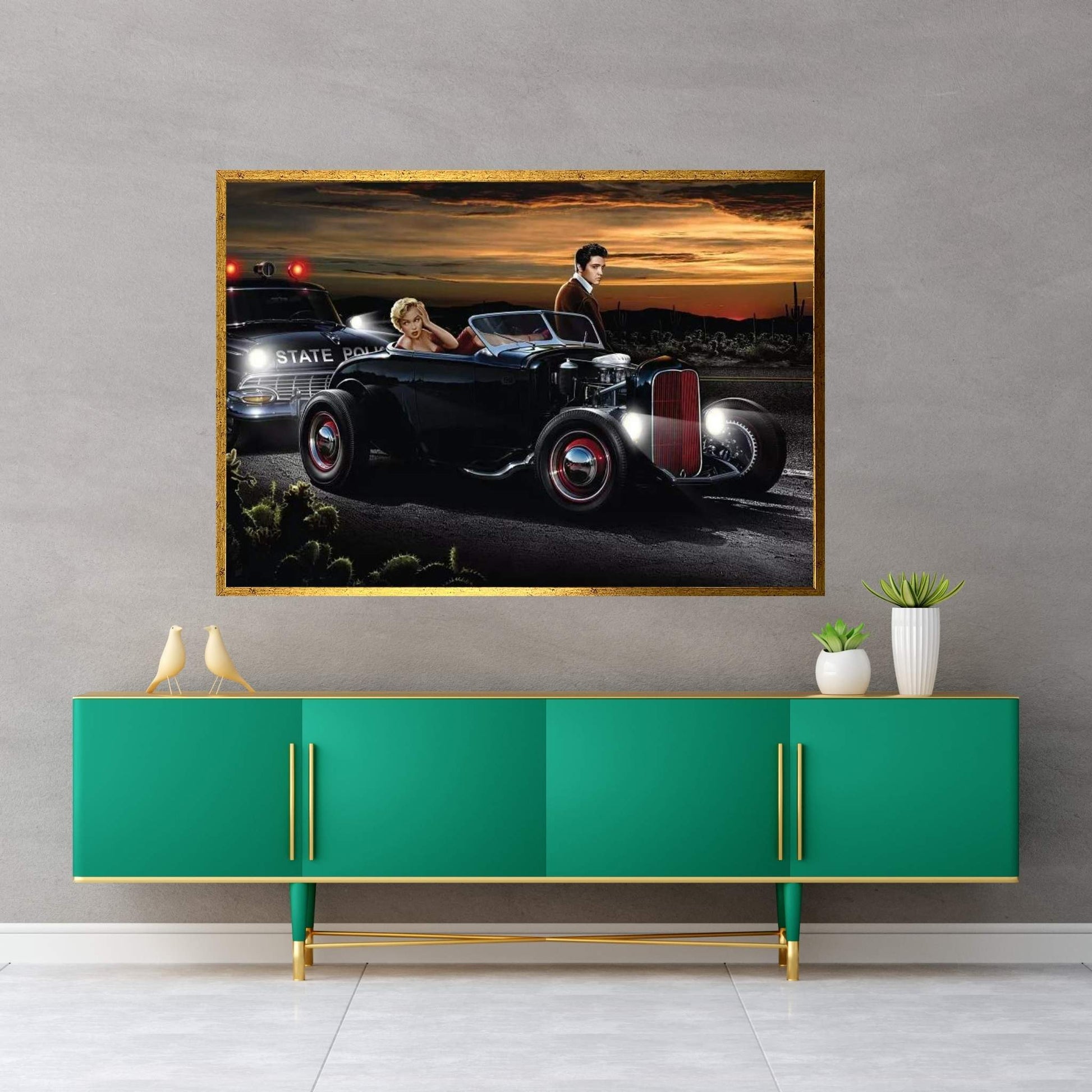 Joy Ride Canvas Wall Art - Y Canvas