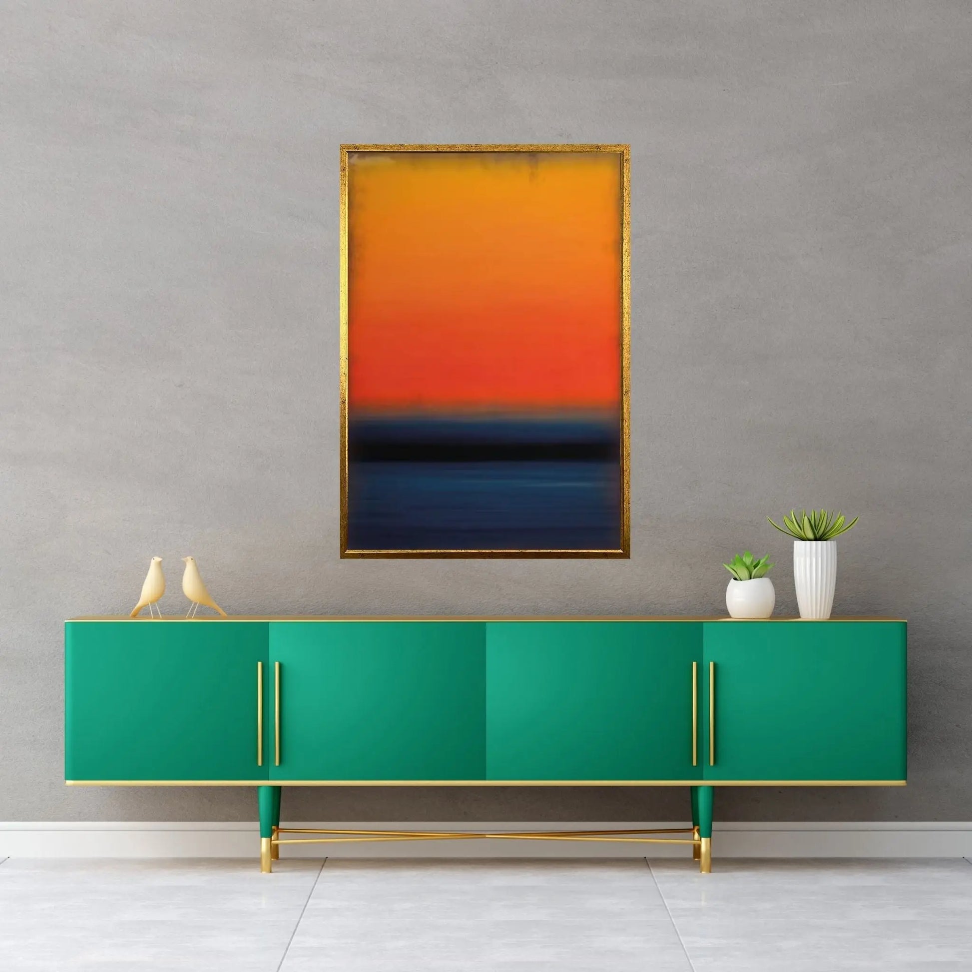 Mark Rothko Frame Canvas/Poster Art Reproduction, Rothko Reproduction - Y Canvas