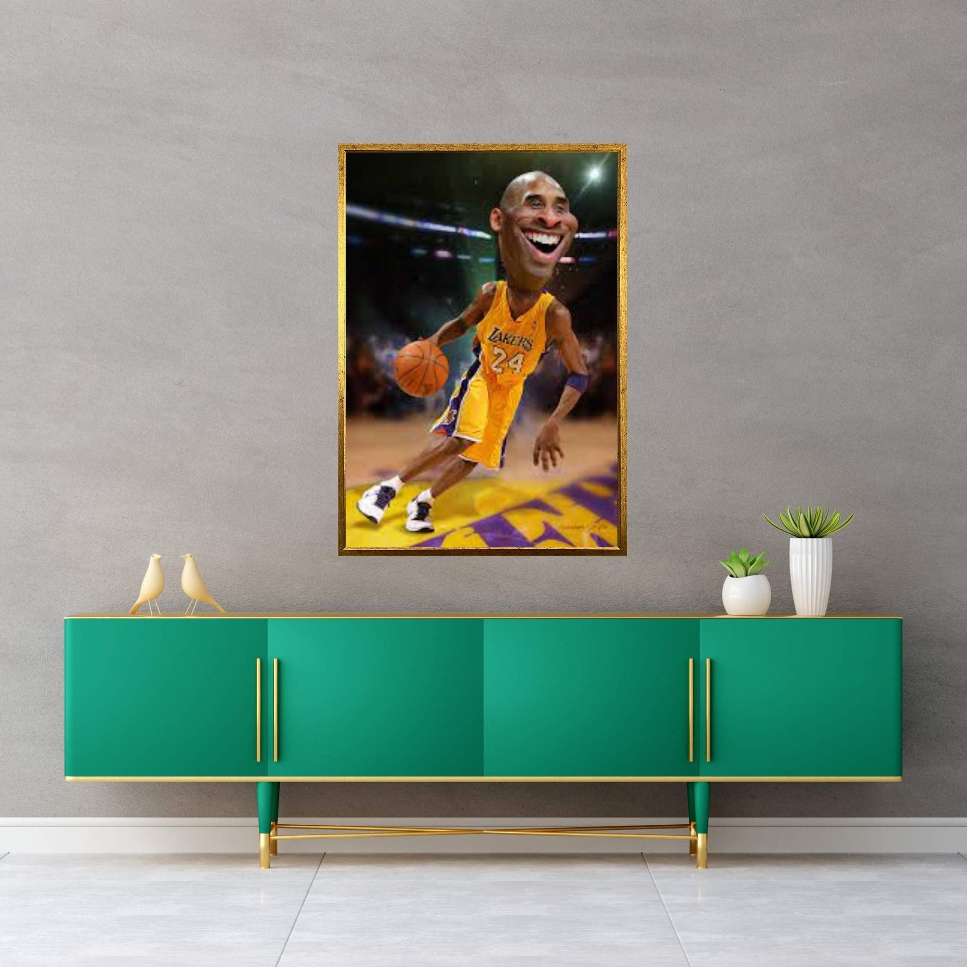 Kobe Bryant Canvas Wall Art - Y Canvas