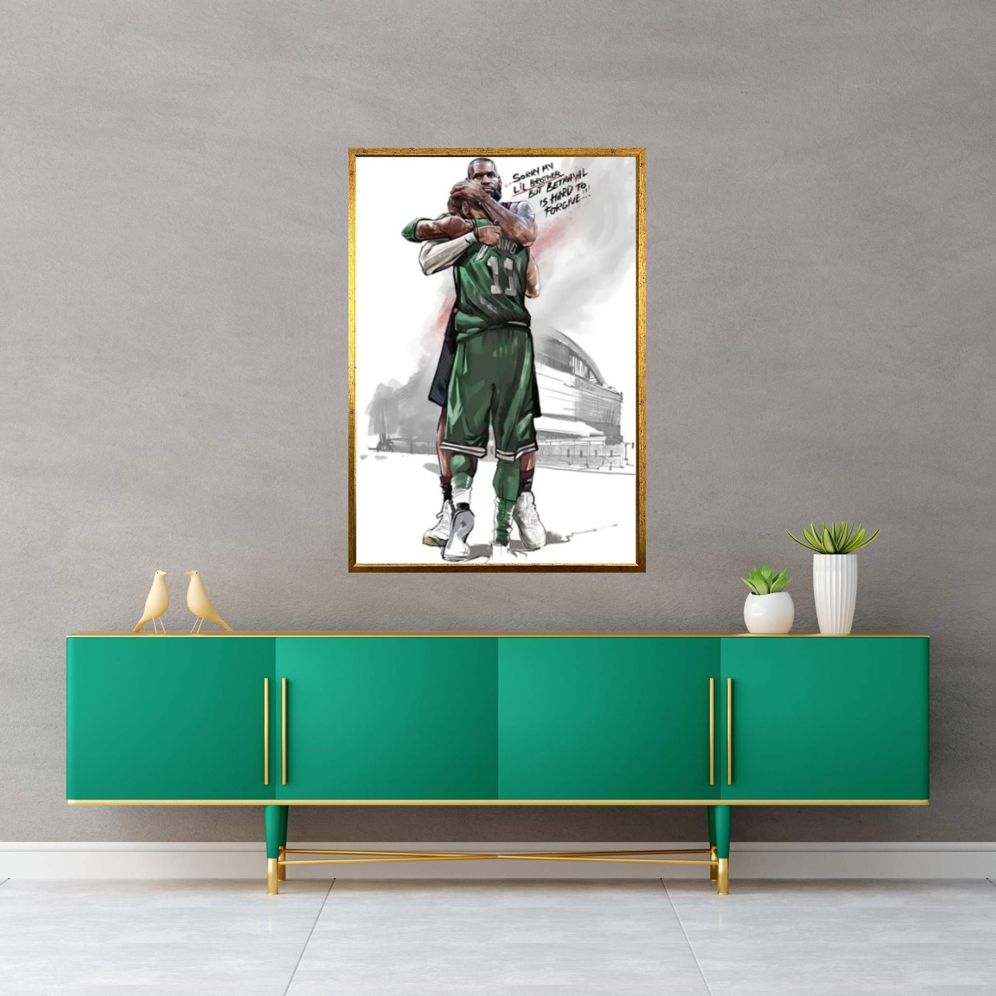 Little Brother Canvas Wall Art - Y Canvas