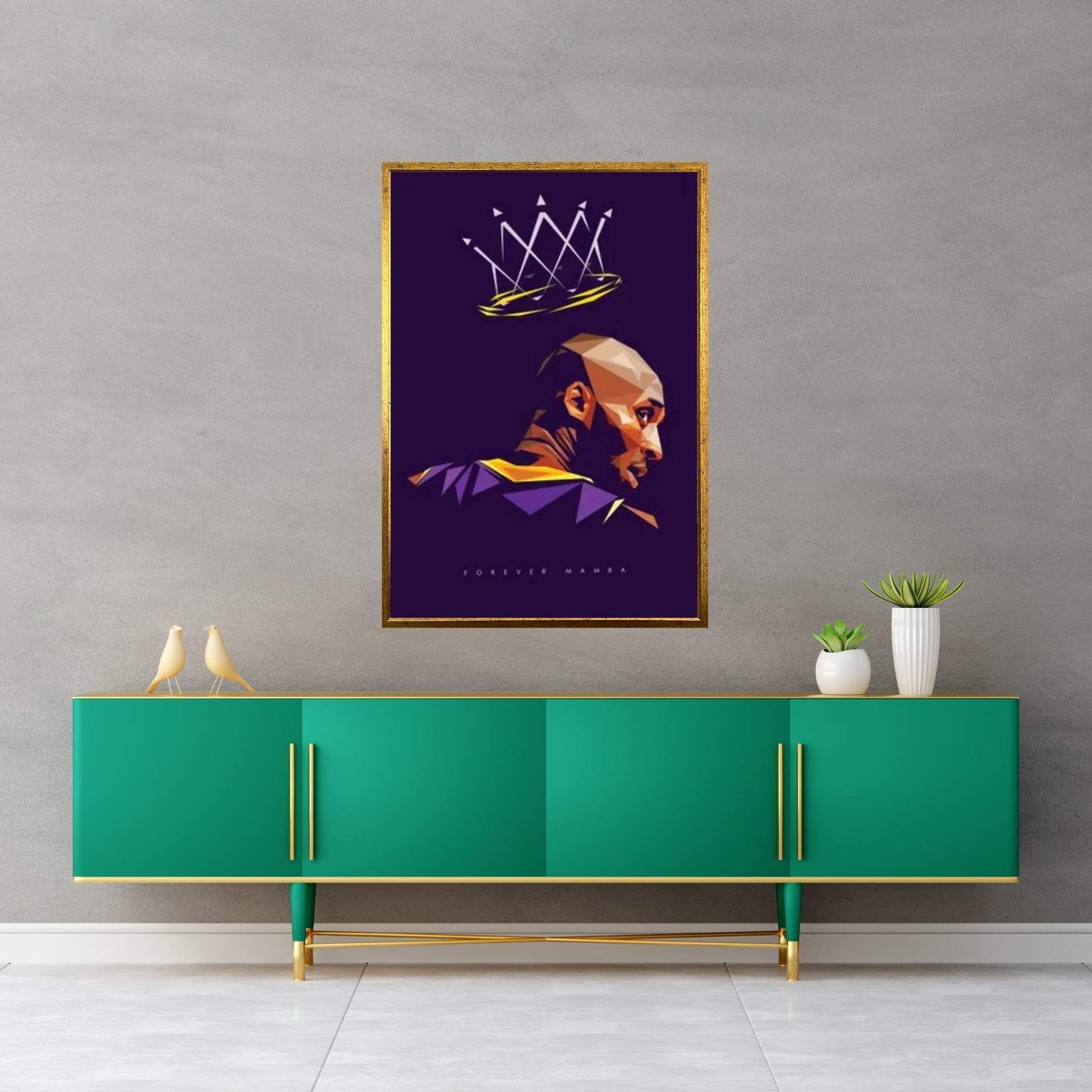 Kobe Canvas Wall Art - Y Canvas