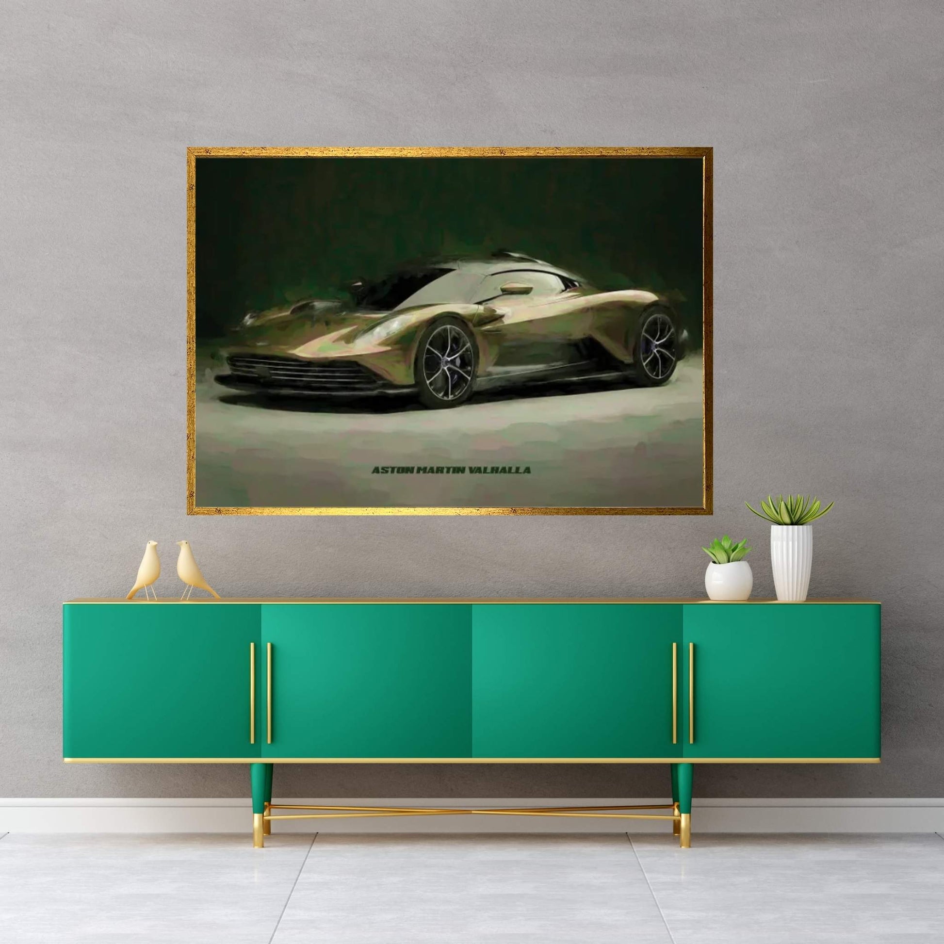 Aston Martin Valhalla Canvas Wall Art - Y Canvas