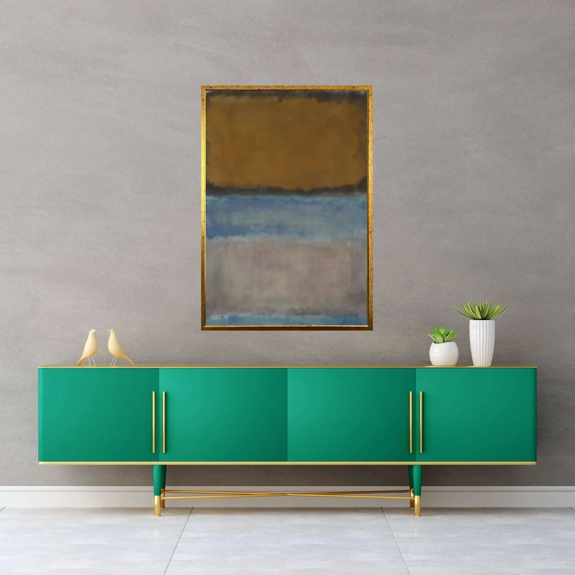 Mark Rothko Frame Canvas/Poster Art Reproduction, Rothko Reproduction - Y Canvas