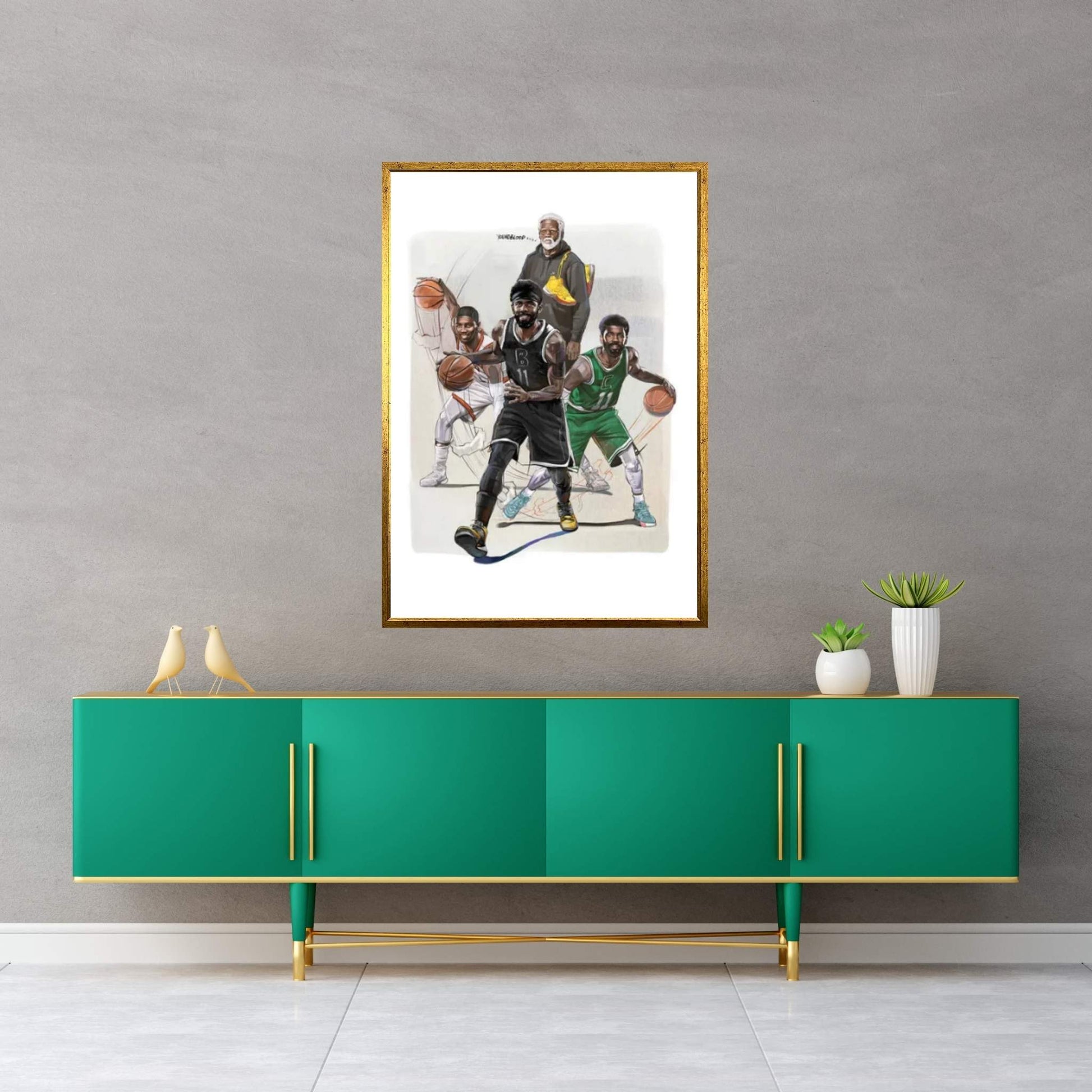 Evolution Of Kyrie Canvas Wall Art - Y Canvas