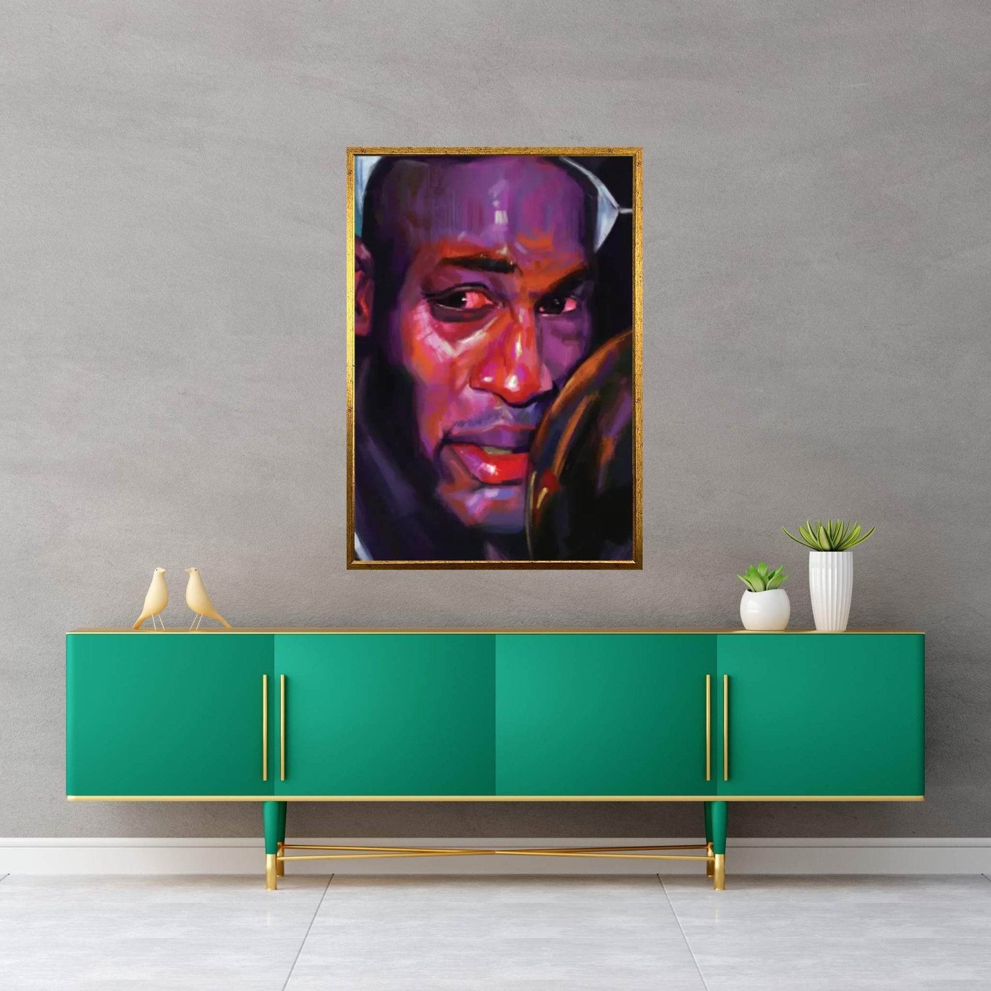Michael Jordan Canvas Wall Art - Y Canvas