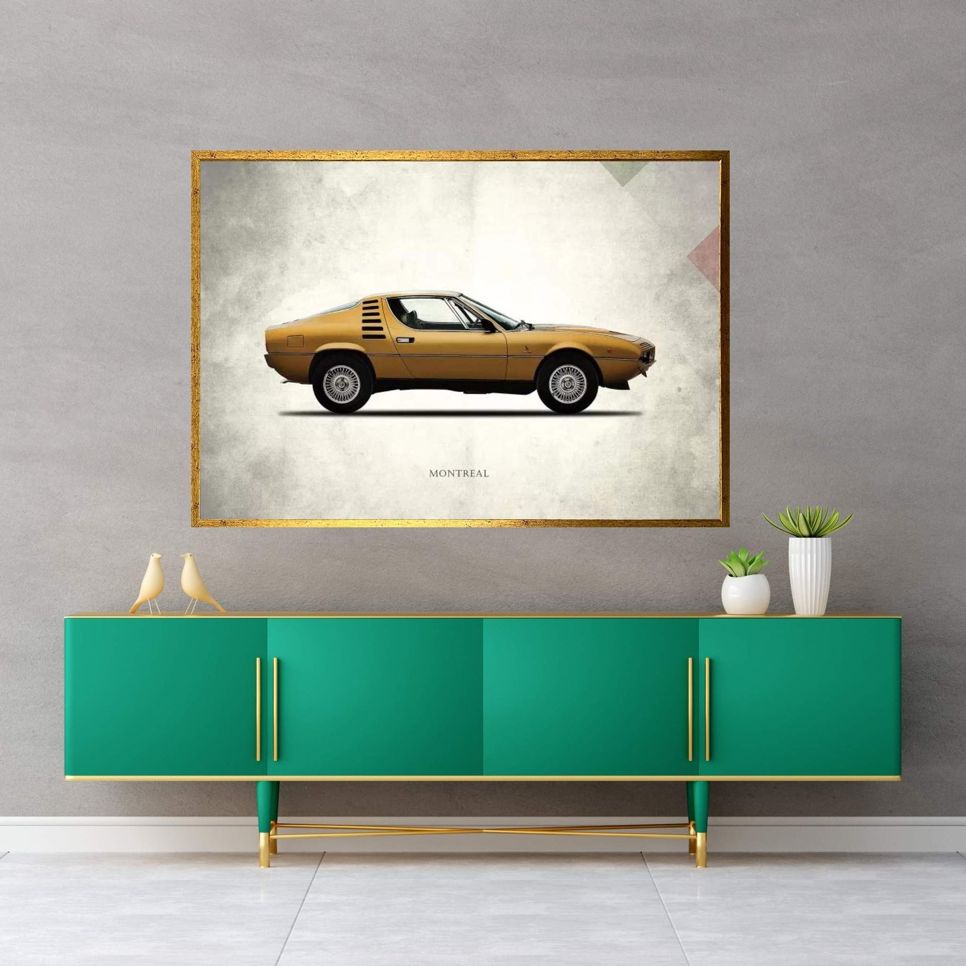 1972 Alfa Romeo Montreal Canvas Wall Art - Y Canvas