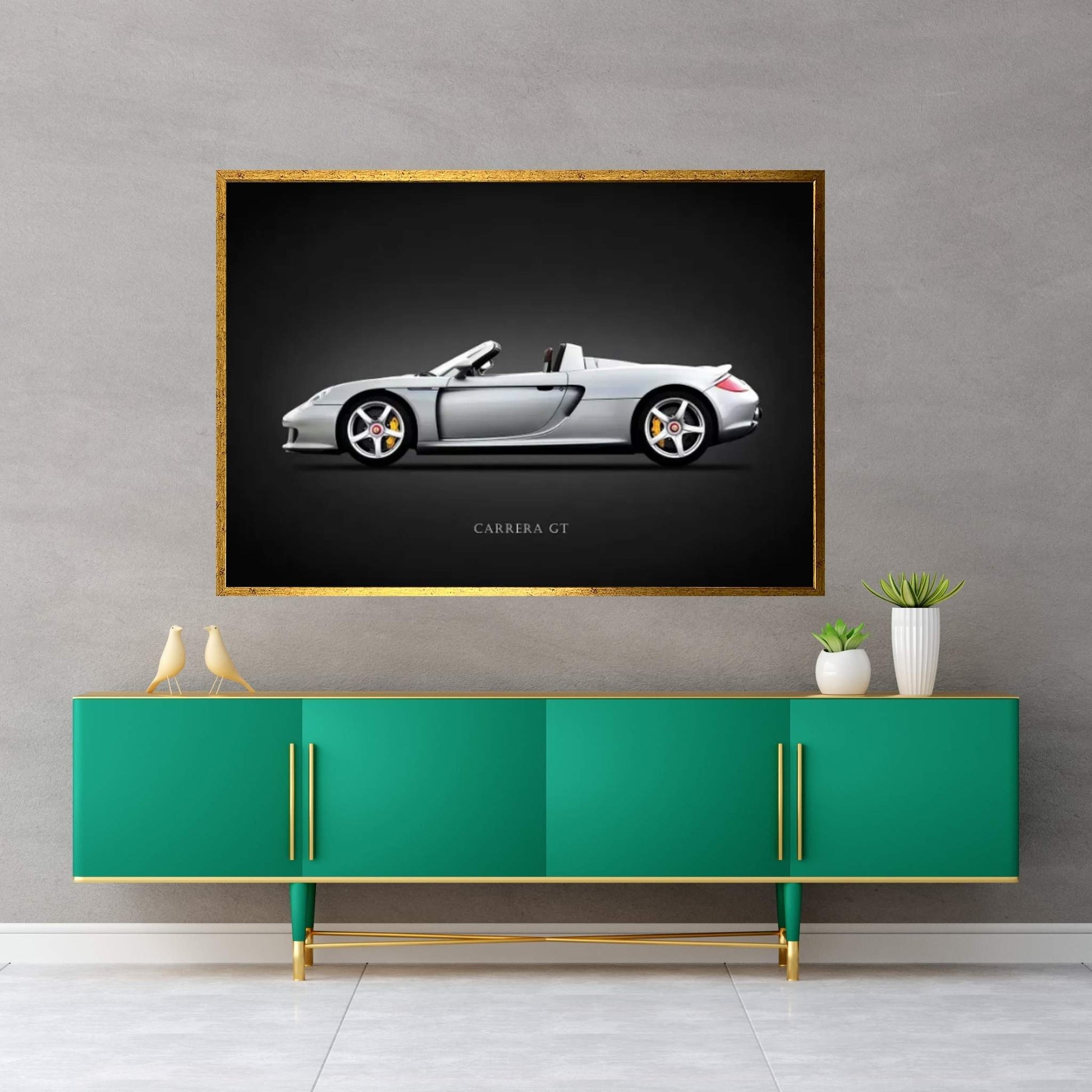 Porsche Carrera GT 2004 Canvas Wall Art - Y Canvas