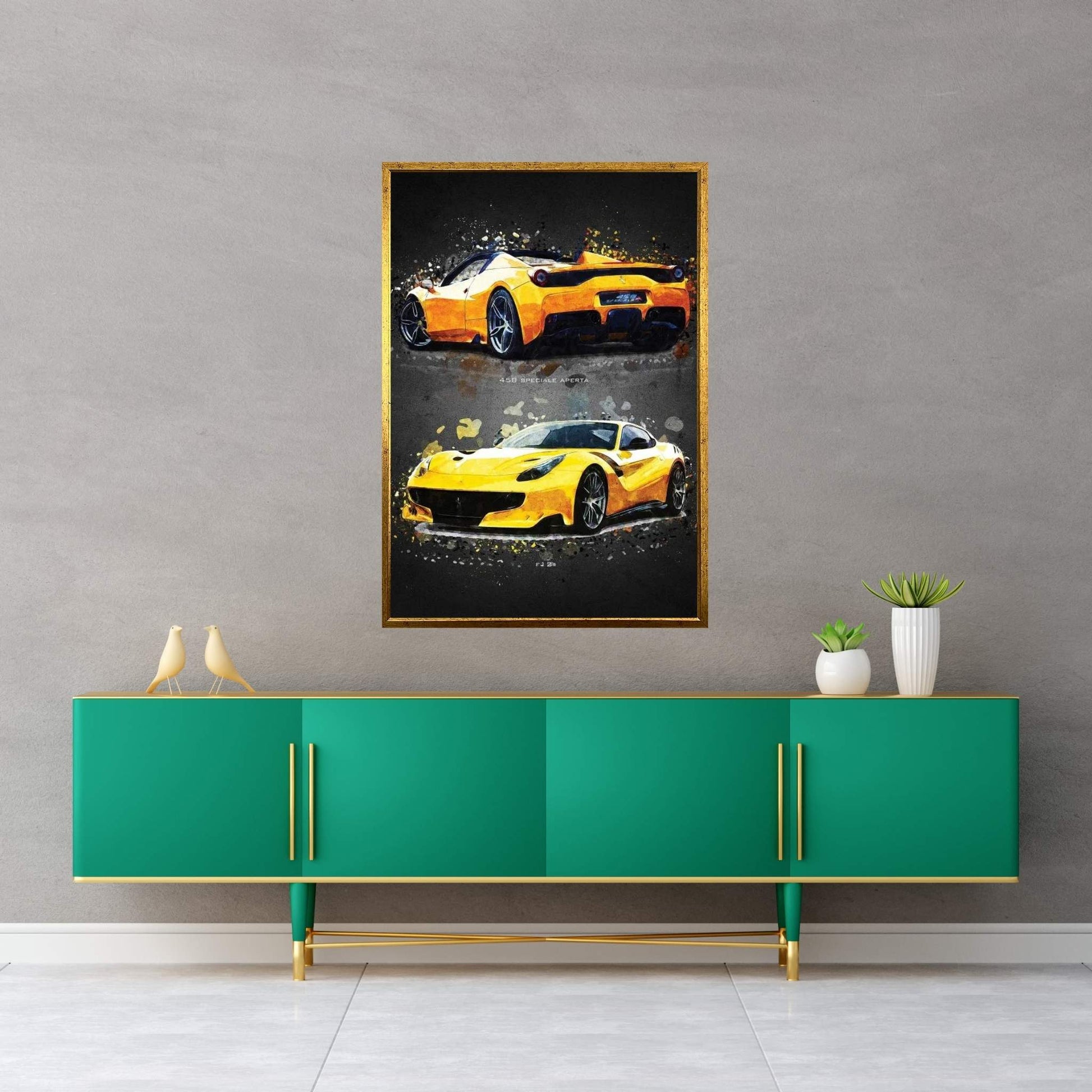 Ferrari 2A Canvas Wall Art - Y Canvas
