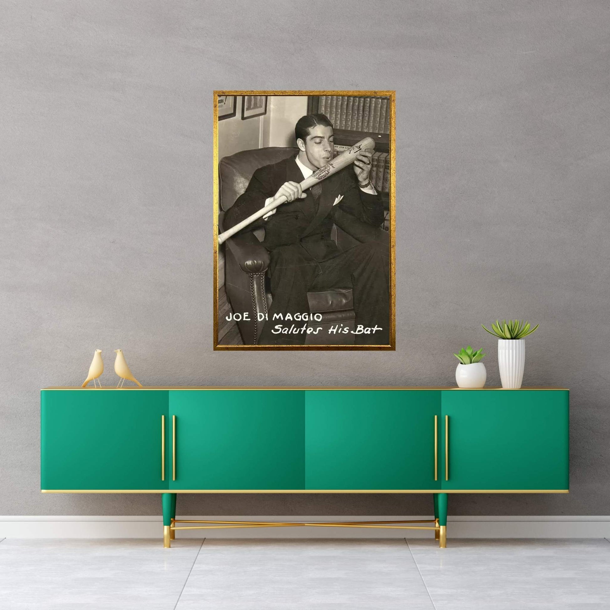Joe Dimaggio (1914-1999) Canvas Wall Art - Y Canvas