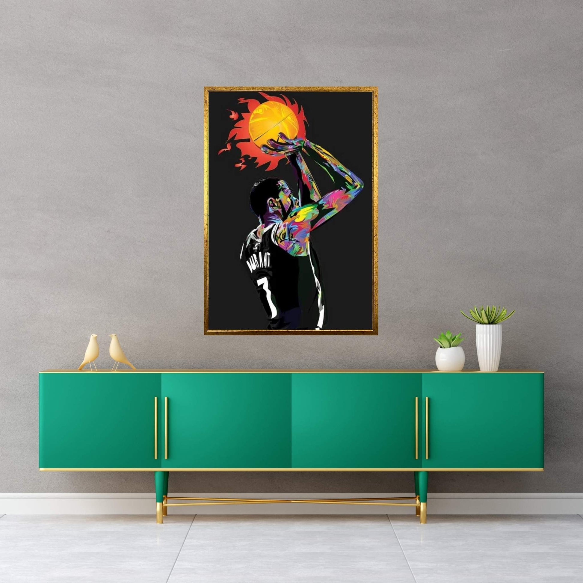 Durant Canvas Wall Art - Y Canvas