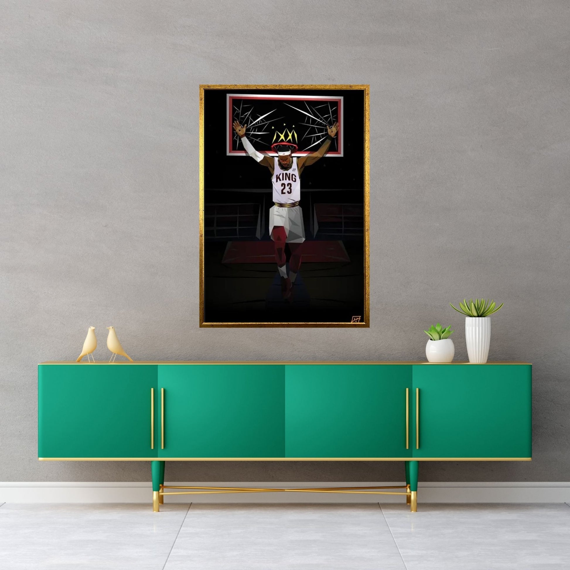 King James Canvas Wall Art - Y Canvas
