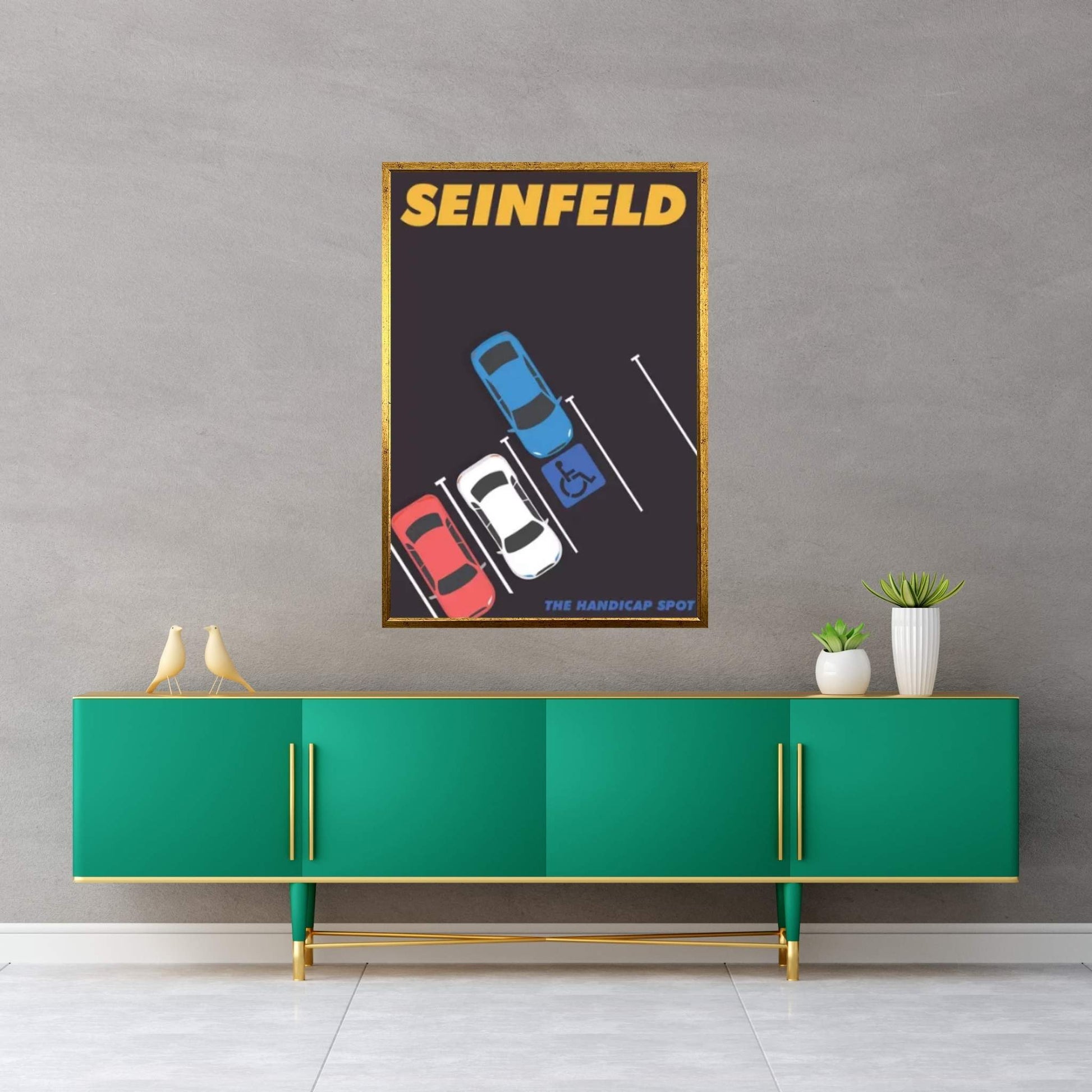 Seinfeld Alternative Minimalist Poster Canvas Wall Art - Y Canvas