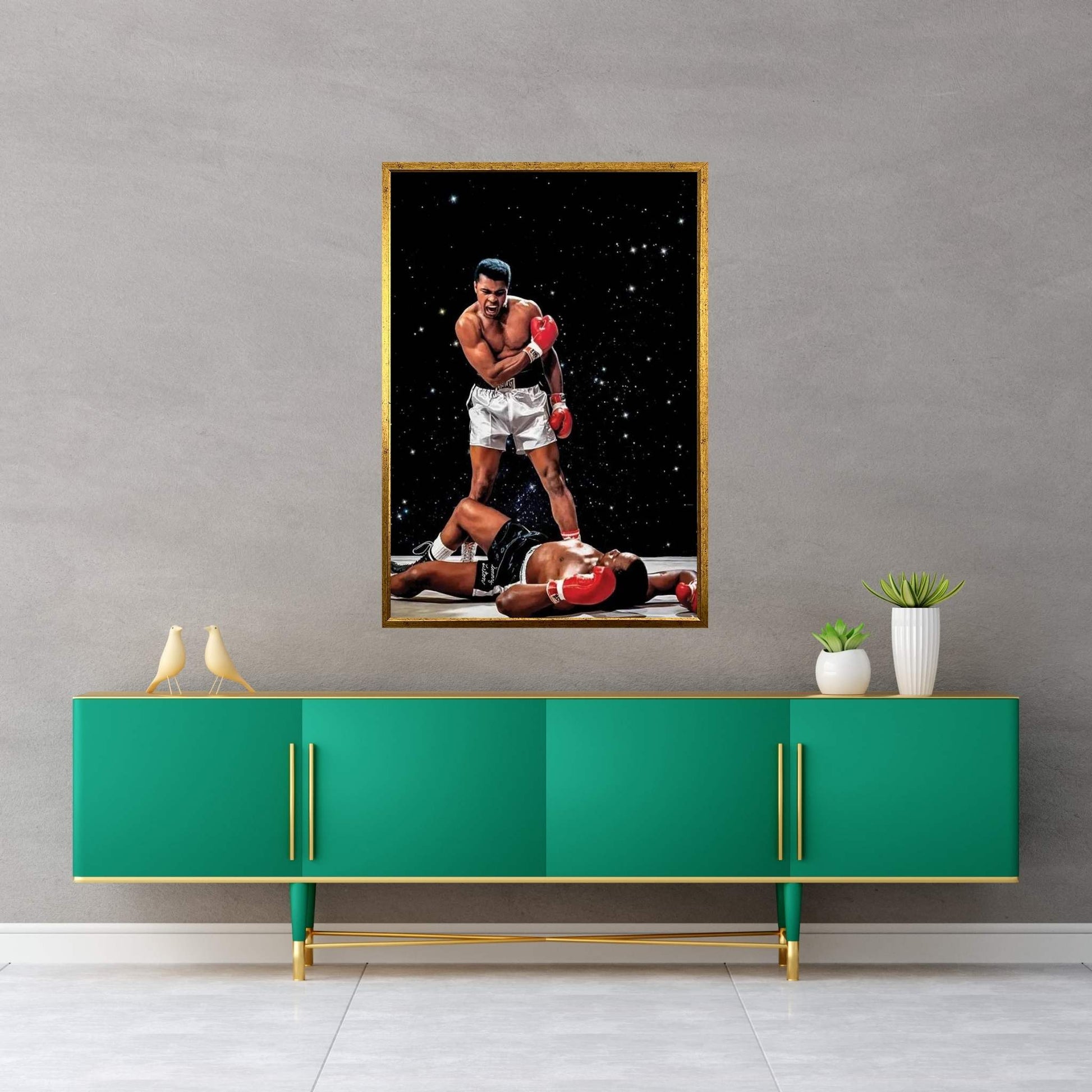 Ali Stars Canvas Wall Art - Y Canvas
