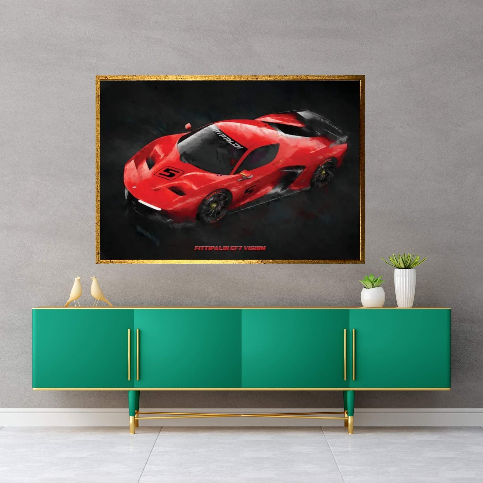 Fittipaldi EF7 Vision Canvas Wall Art - Y Canvas